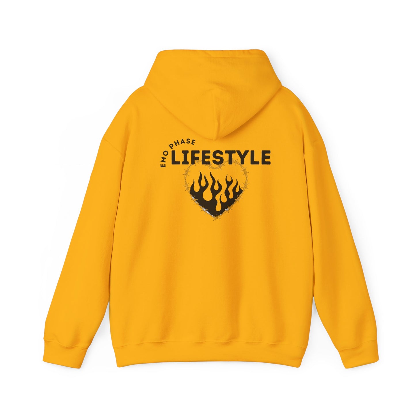 Emo Phase Lifestyle – Cozy Hoodie– Cozy Throwback Hoodie – Cozy Retro Hoodie – Stylish Streetwear, Cozy Layering Piece, Unique Graphic Hoodie