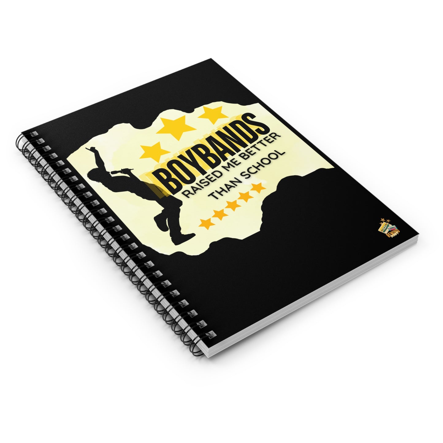Boybands Raised Me Better Than School – Funny Fan Journal– Nostalgia-Inspired Journal - Cute Stationery, Journal for Fans, Gift for Creatives, School Supplies, Writing Journal - Mixtape Hearts