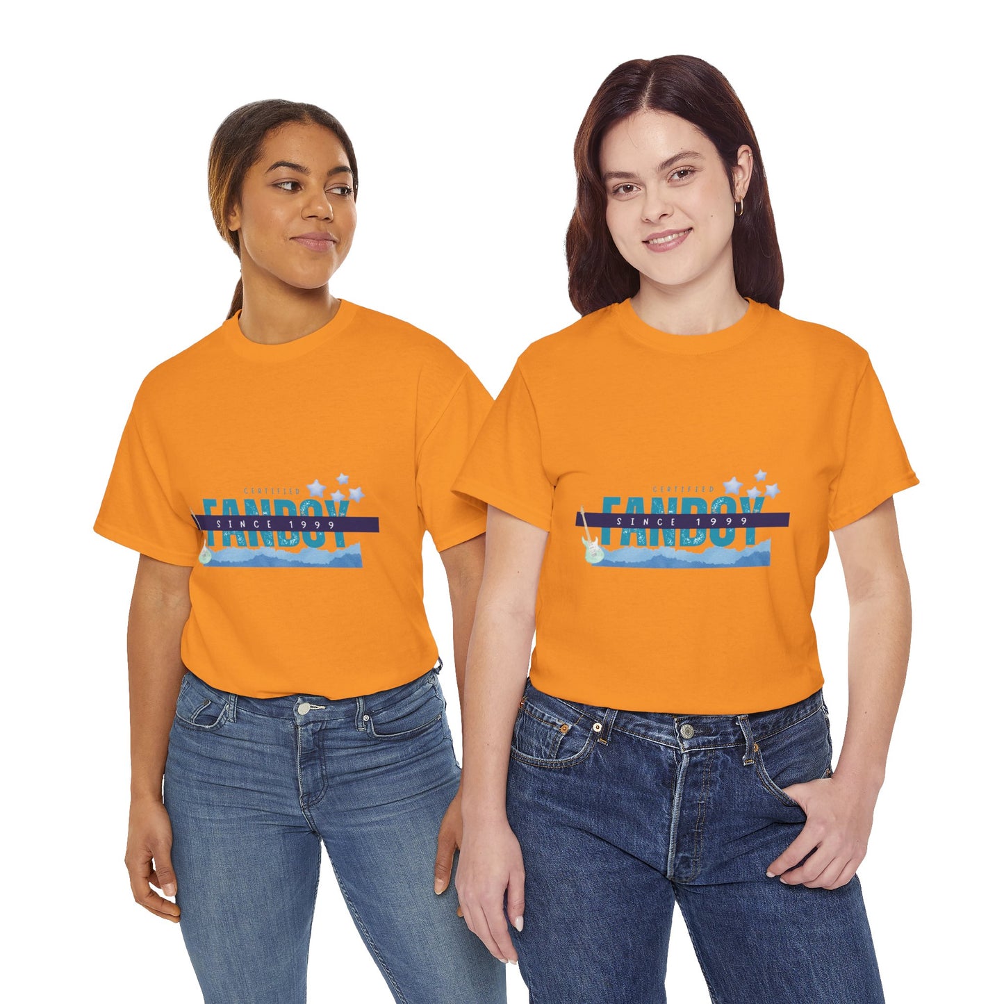 Certified Fanboy Since 1999 – Retro Pop Music Tee, Casual Tee, Graphic T-Shirt, Gift for Fans, Summer Wear, Everyday Comfort - Mixtape Hearts