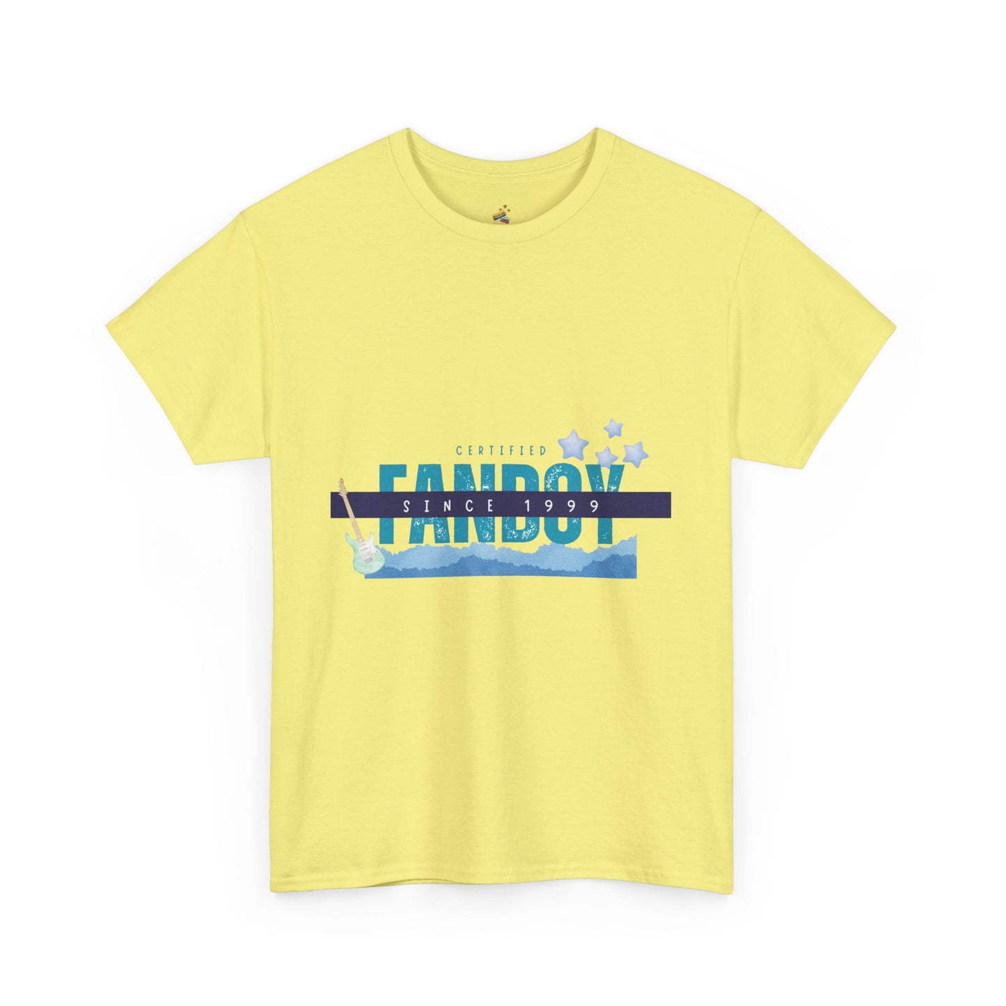 Certified Fanboy Since 1999 – Retro Pop Music Tee, Casual Tee, Graphic T-Shirt, Gift for Fans, Summer Wear, Everyday Comfort - Mixtape Hearts