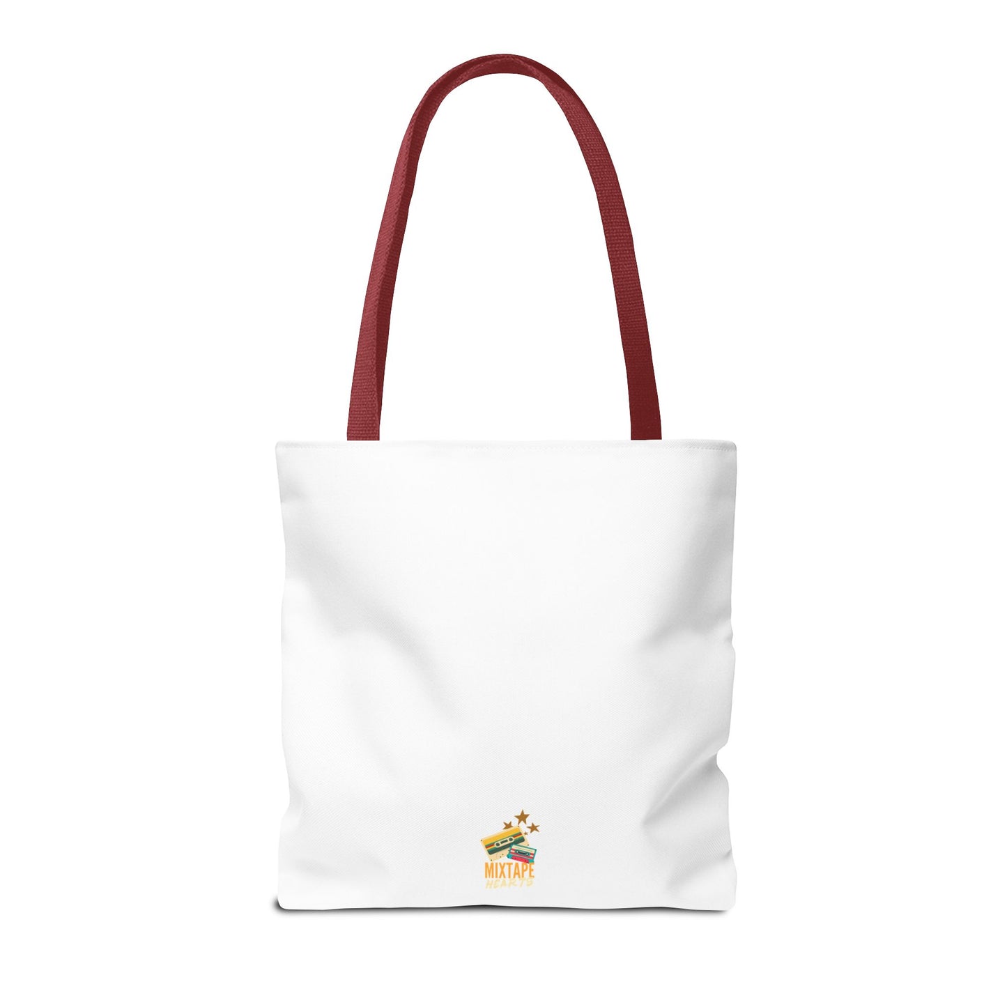 My Playlist Was My Diary – Emotional Era Tote Bag - AOP, Fun and Stylish, Perfect for Music Lovers, Gift for Friends, Everyday Use, Beach Bag, Eco-Friendly - Mixtape Hearts