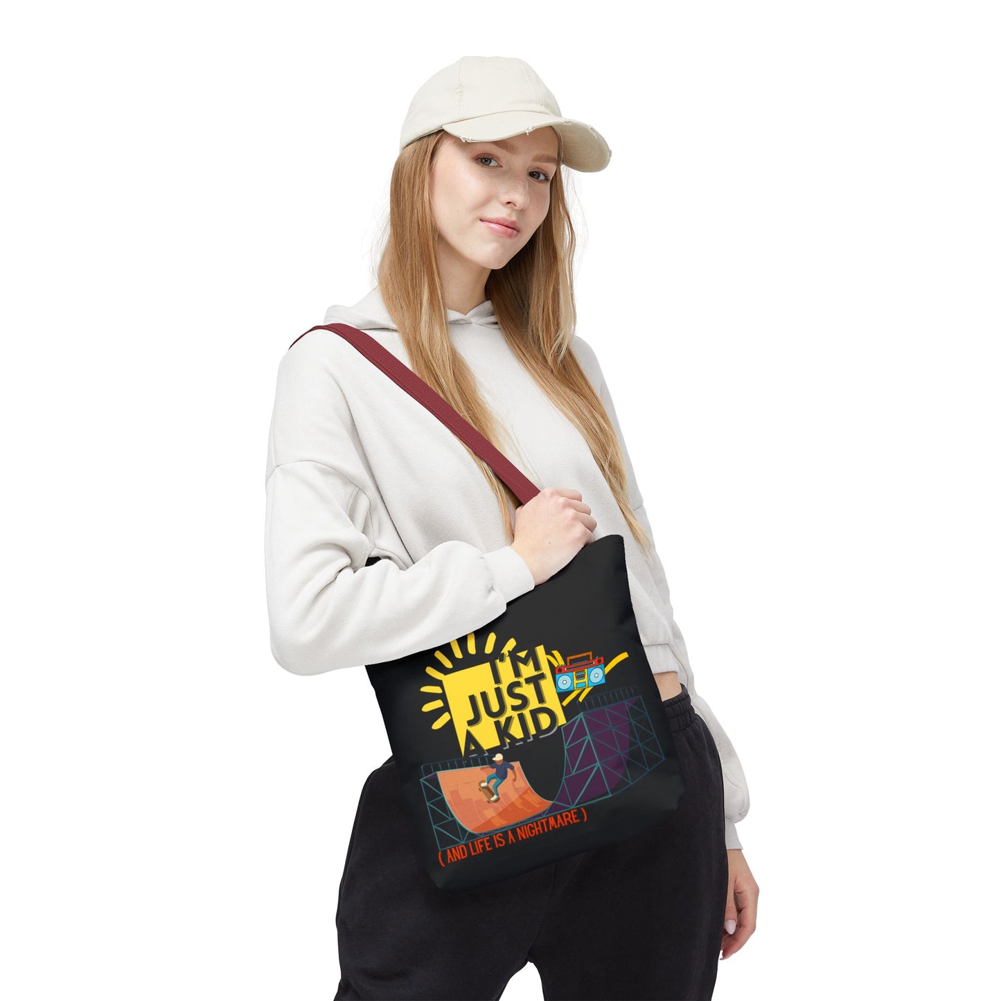 “I’m Just a Kid” Emotional Baggage Tote - Mixtape Hearts