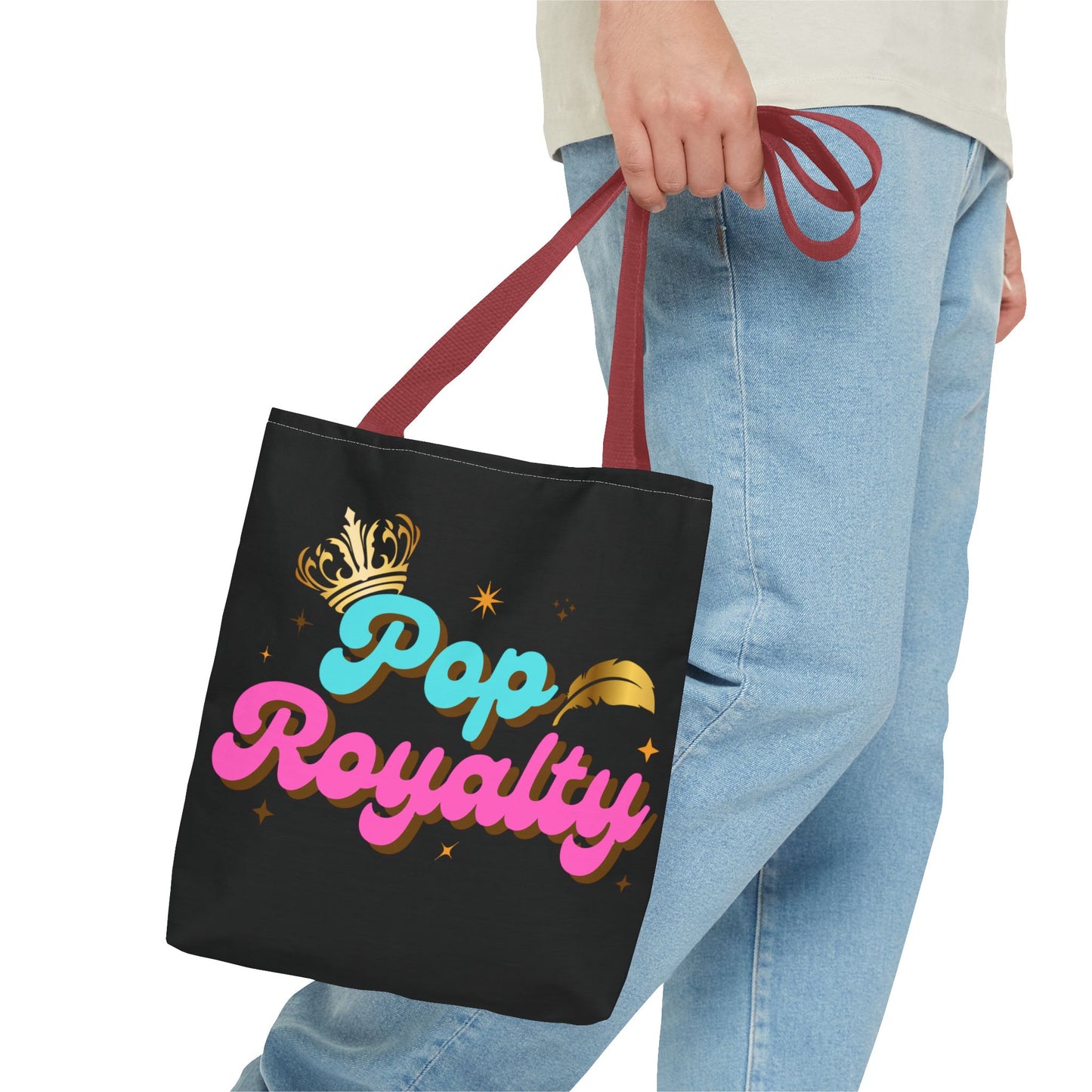 Pop Royalty – Nostalgic Music Tote - Mixtape Hearts