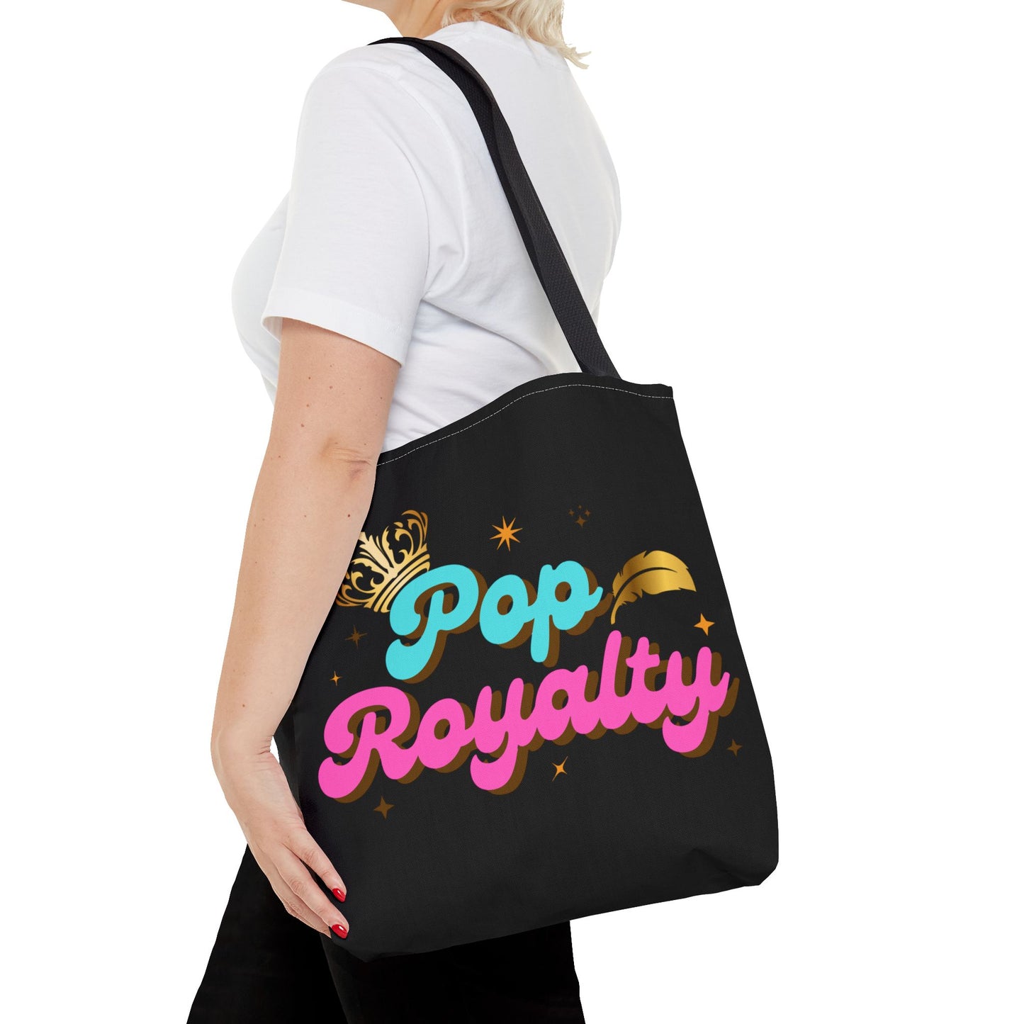Pop Royalty – Nostalgic Music Tote - Mixtape Hearts