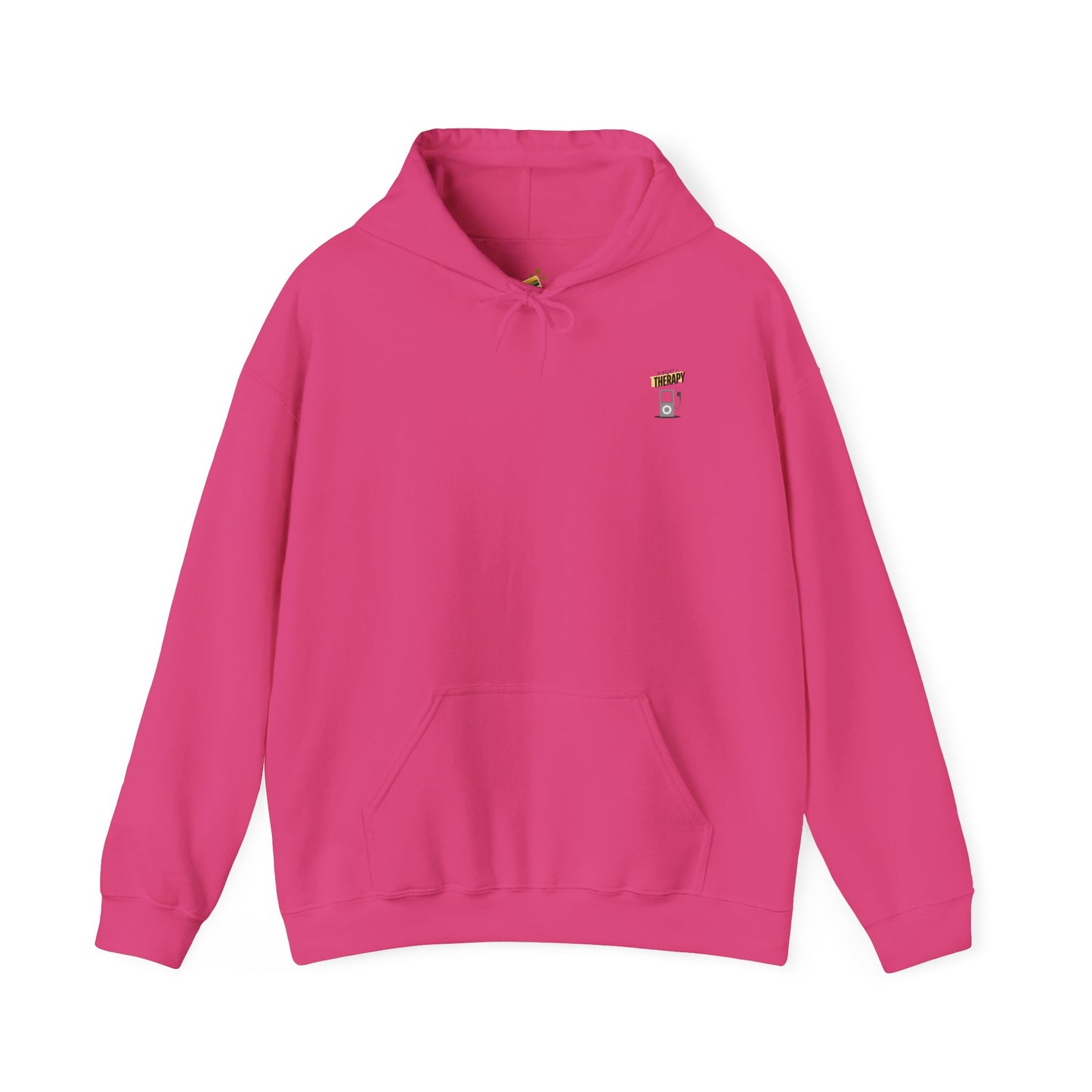 Playlist = Therapy – Cozy Hoodie – Cozy Throwback Hoodie – Cozy Retro Hoodie – Stylish Streetwear, Cozy Layering Piece, Unique Graphic Hoodie - Mixtape Hearts
