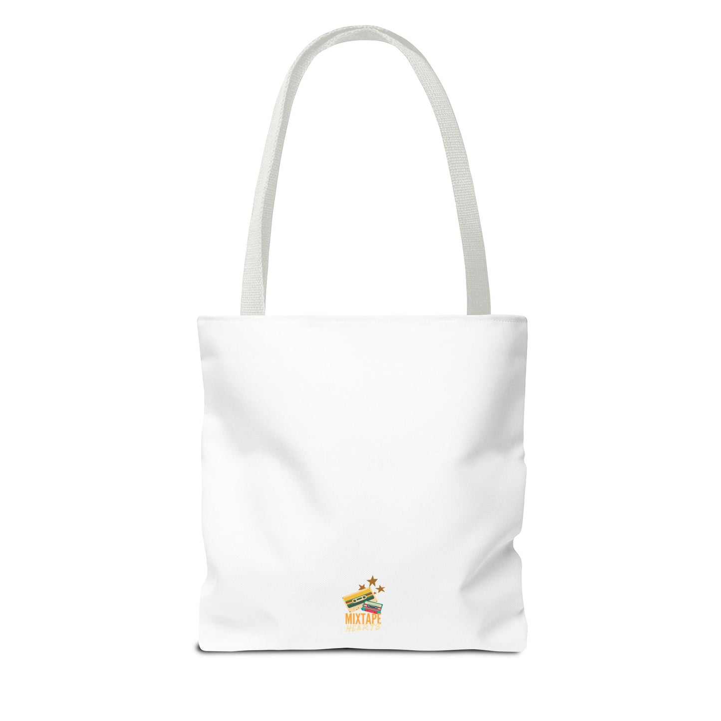 My Playlist Was My Diary – Emotional Era Tote Bag - AOP, Fun and Stylish, Perfect for Music Lovers, Gift for Friends, Everyday Use, Beach Bag, Eco-Friendly - Mixtape Hearts