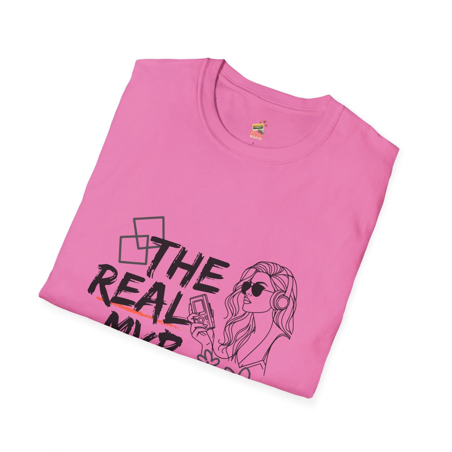 The Real MVP: My Walkman – 90s Nostalgia Unisex Tee| Gift for Walkman Fans, Vintage Style Tee, Casual Wear, Concert Outfit, Unisex Apparel - Mixtape Hearts