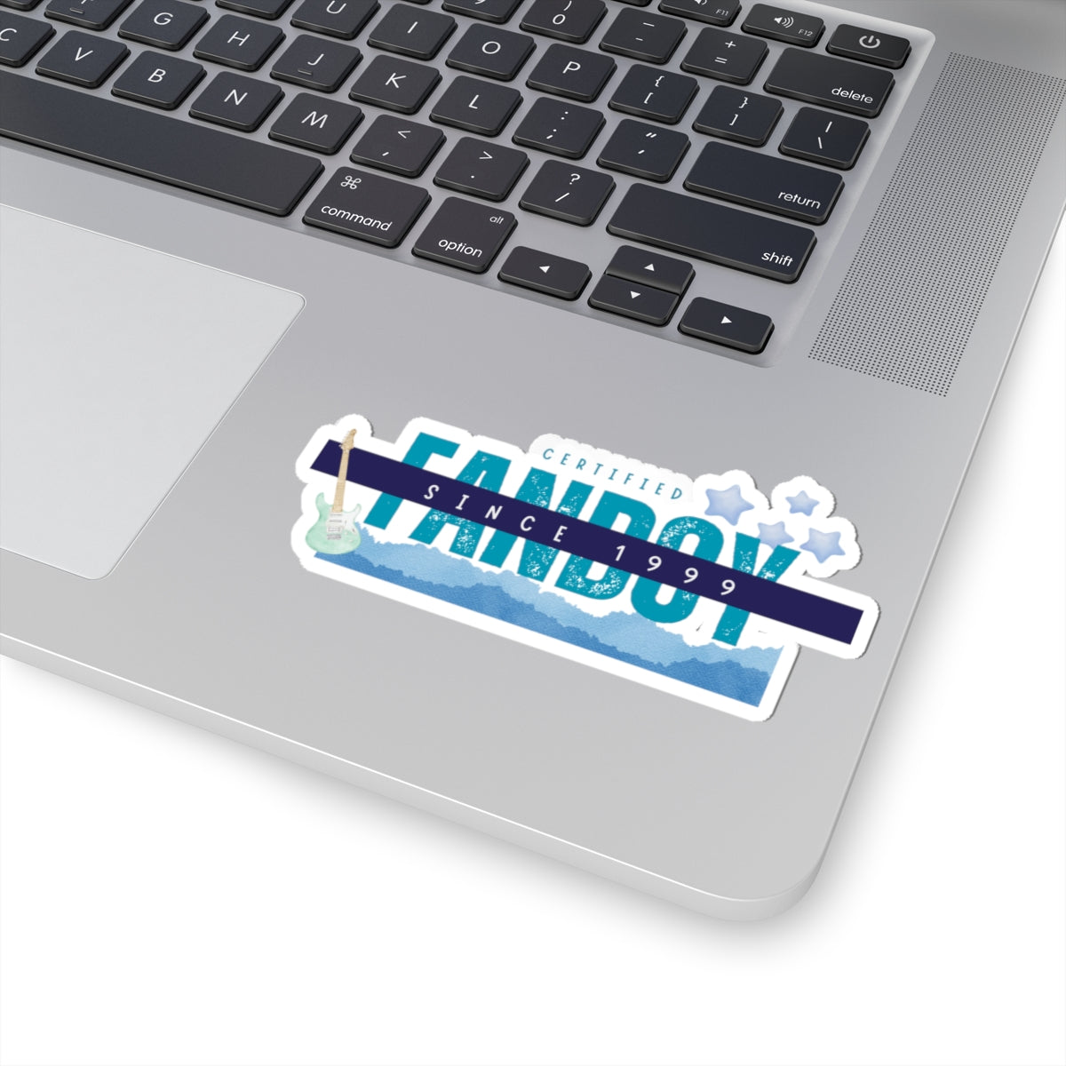 Certified Fanboy Since 1999 – Vinyl Kiss-Cut Sticker, Cute Stickers for Music Lovers, Sticker for Laptops, Fun Gifts for Fans, Customizable Decor - Mixtape Hearts