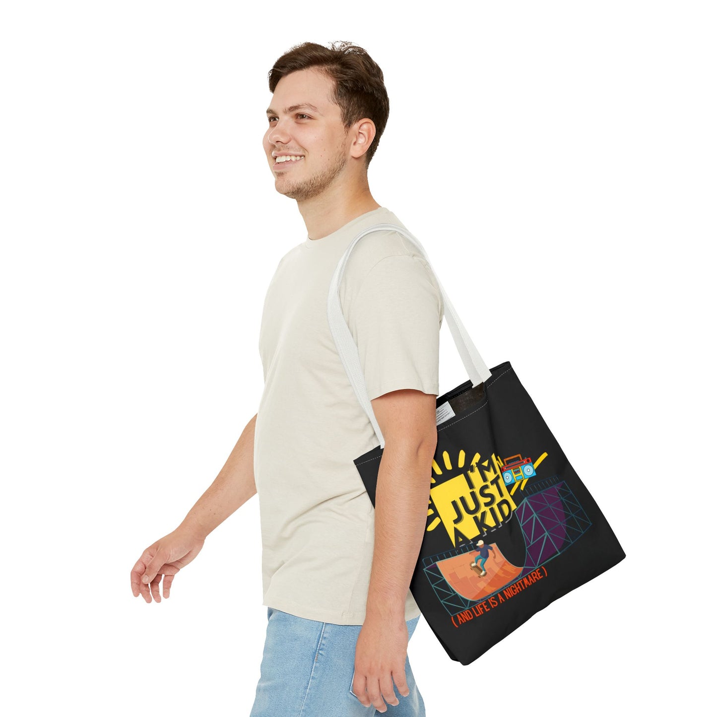 “I’m Just a Kid” Emotional Baggage Tote - Mixtape Hearts