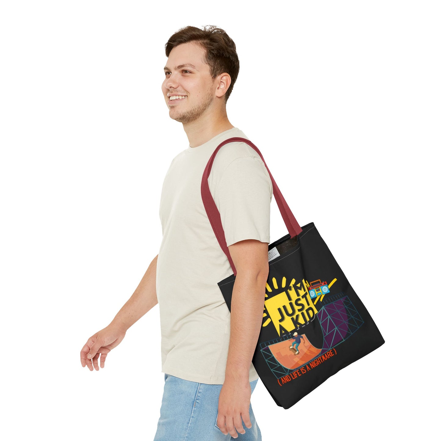 “I’m Just a Kid” Emotional Baggage Tote - Mixtape Hearts