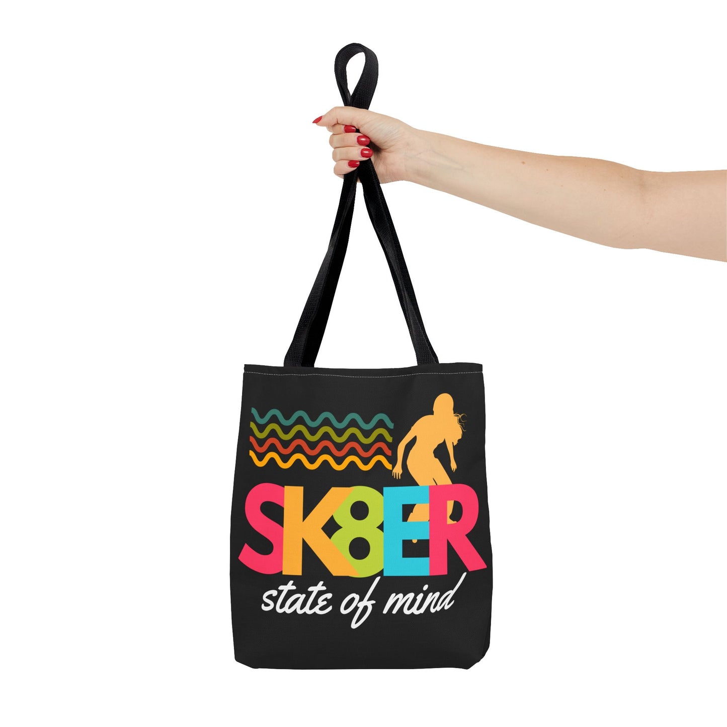Sk8er State of Mind – Skatecore Tote Bag– Loud & Cute Tote Bag – Emotional Era Tote Bag– Retro Music Tote – Pop Music Tote Bag – Nostalgic Music Tote - Mixtape Hearts