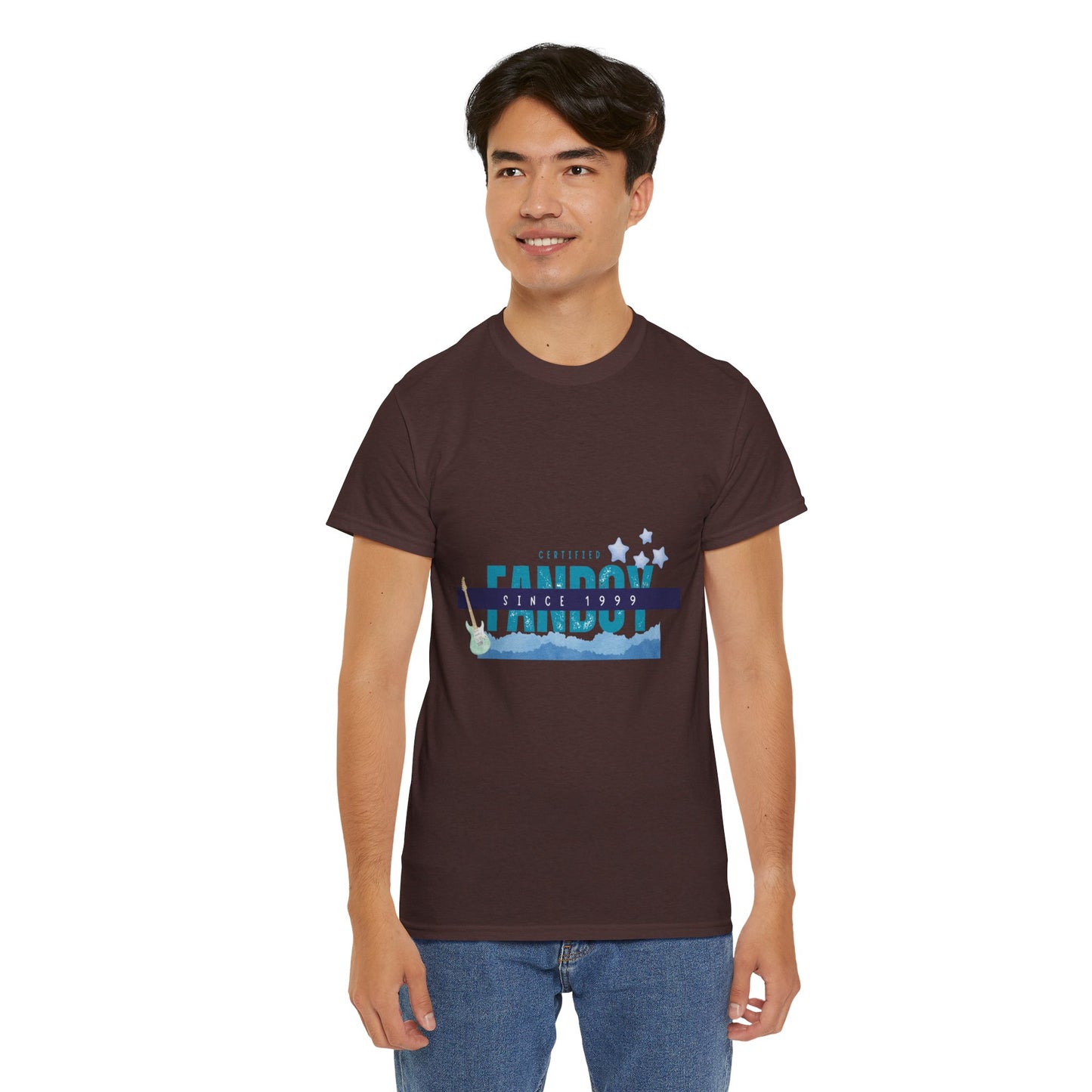 Certified Fanboy Since 1999 – Retro Pop Music Tee, Casual Tee, Graphic T-Shirt, Gift for Fans, Summer Wear, Everyday Comfort - Mixtape Hearts