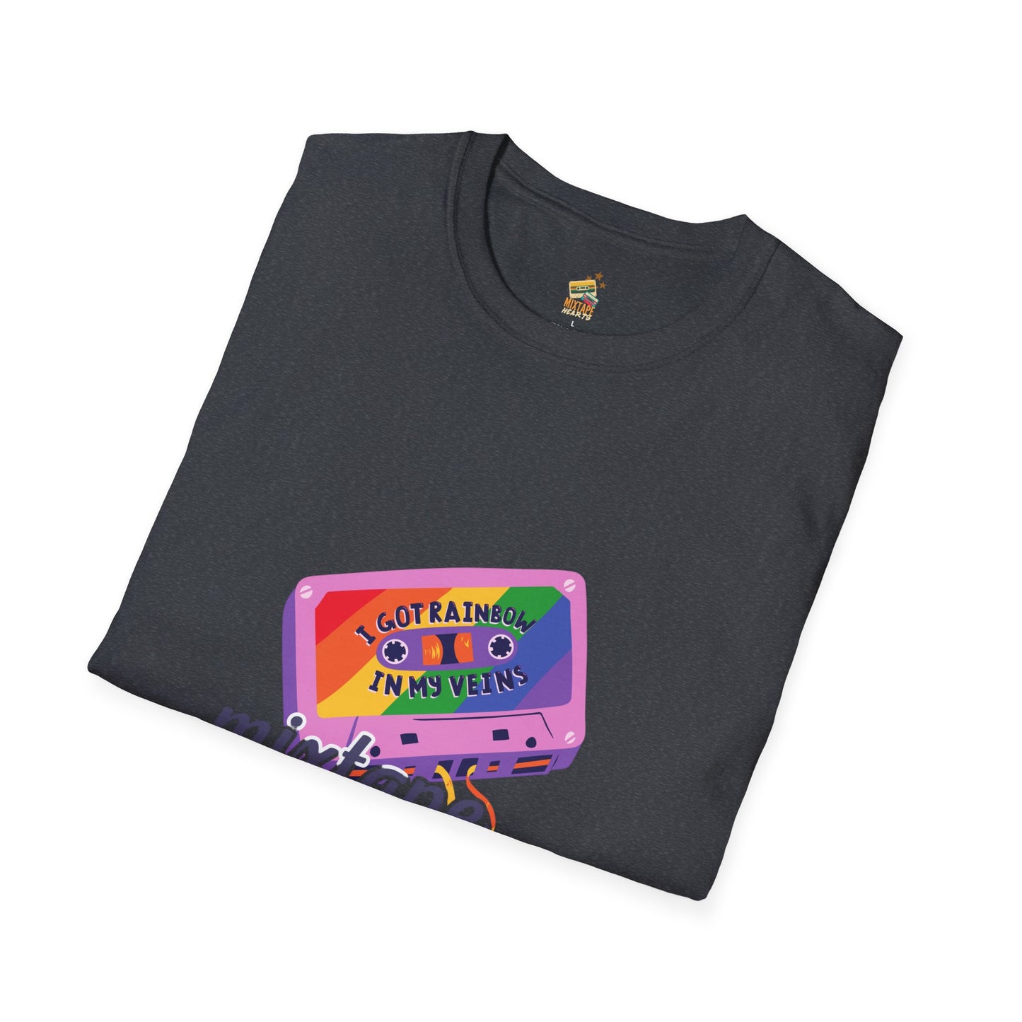 Raised on Boybands & Burnt CDs – Unisex T-Shirt– 90s Nostalgia Unisex Tee| Gift for Walkman Fans, Vintage Style Tee, Casual Wear, Concert Outfit, Unisex Apparel - Mixtape Hearts