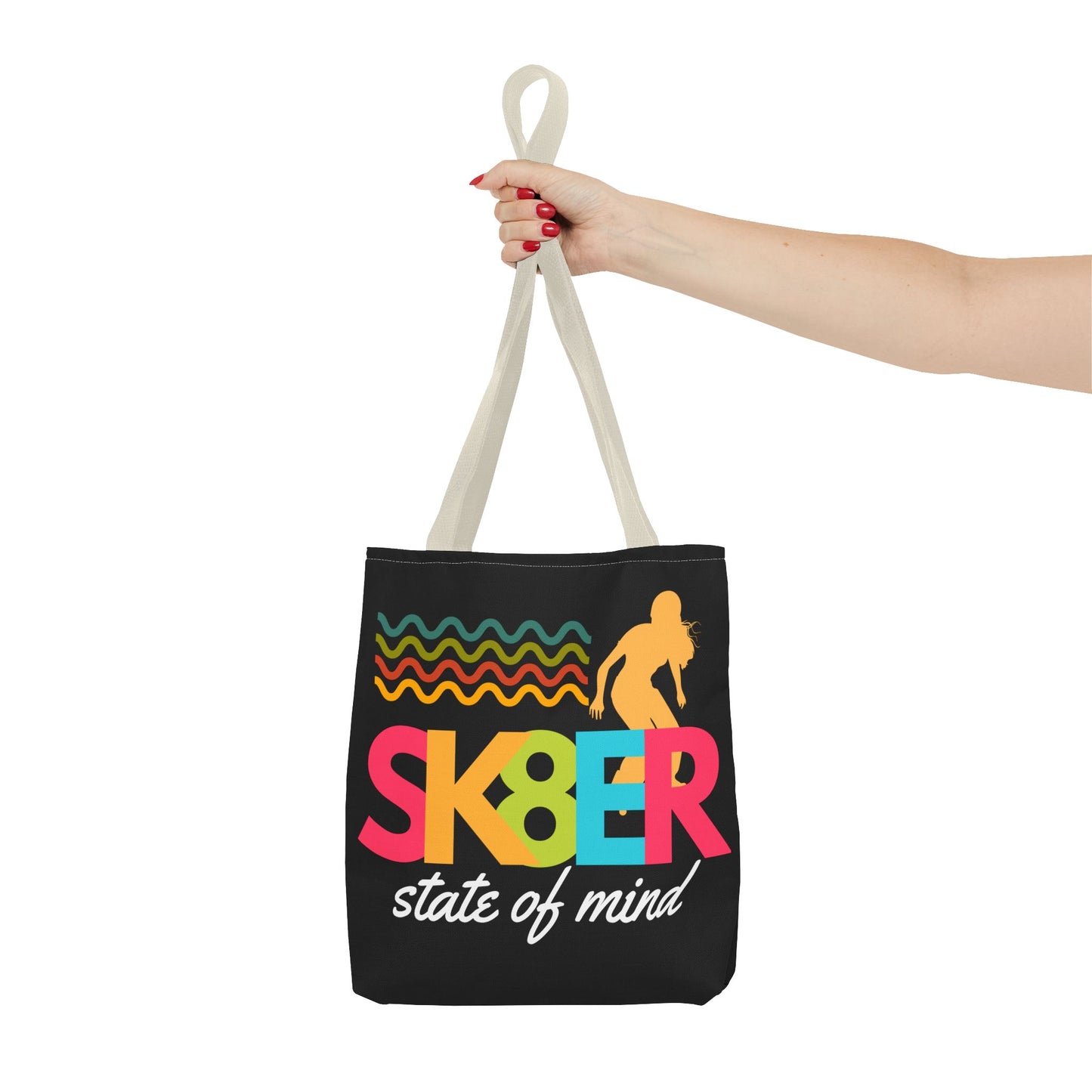 Sk8er State of Mind – Skatecore Tote Bag– Loud & Cute Tote Bag – Emotional Era Tote Bag– Retro Music Tote – Pop Music Tote Bag – Nostalgic Music Tote - Mixtape Hearts