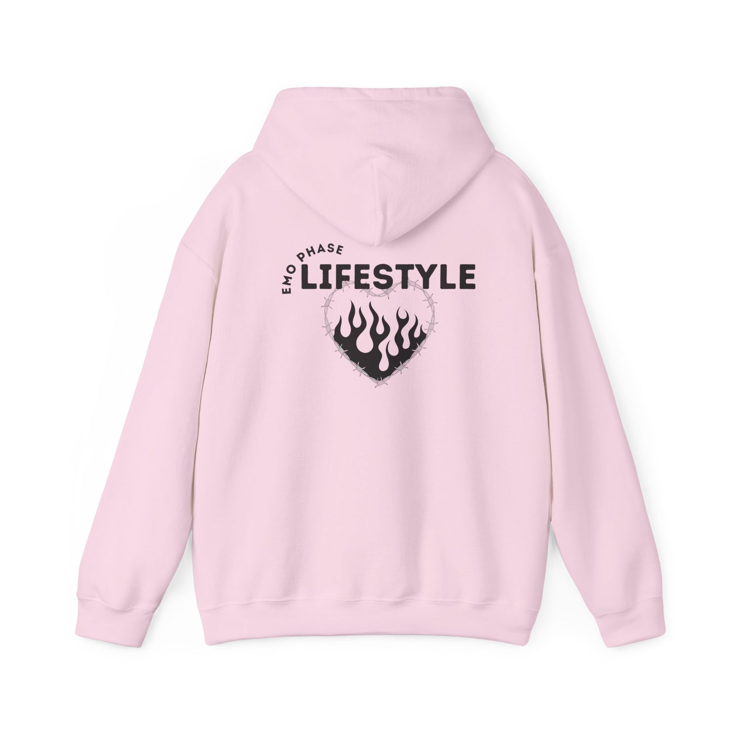 Emo Phase Lifestyle – Cozy Hoodie– Cozy Throwback Hoodie – Cozy Retro Hoodie – Stylish Streetwear, Cozy Layering Piece, Unique Graphic Hoodie