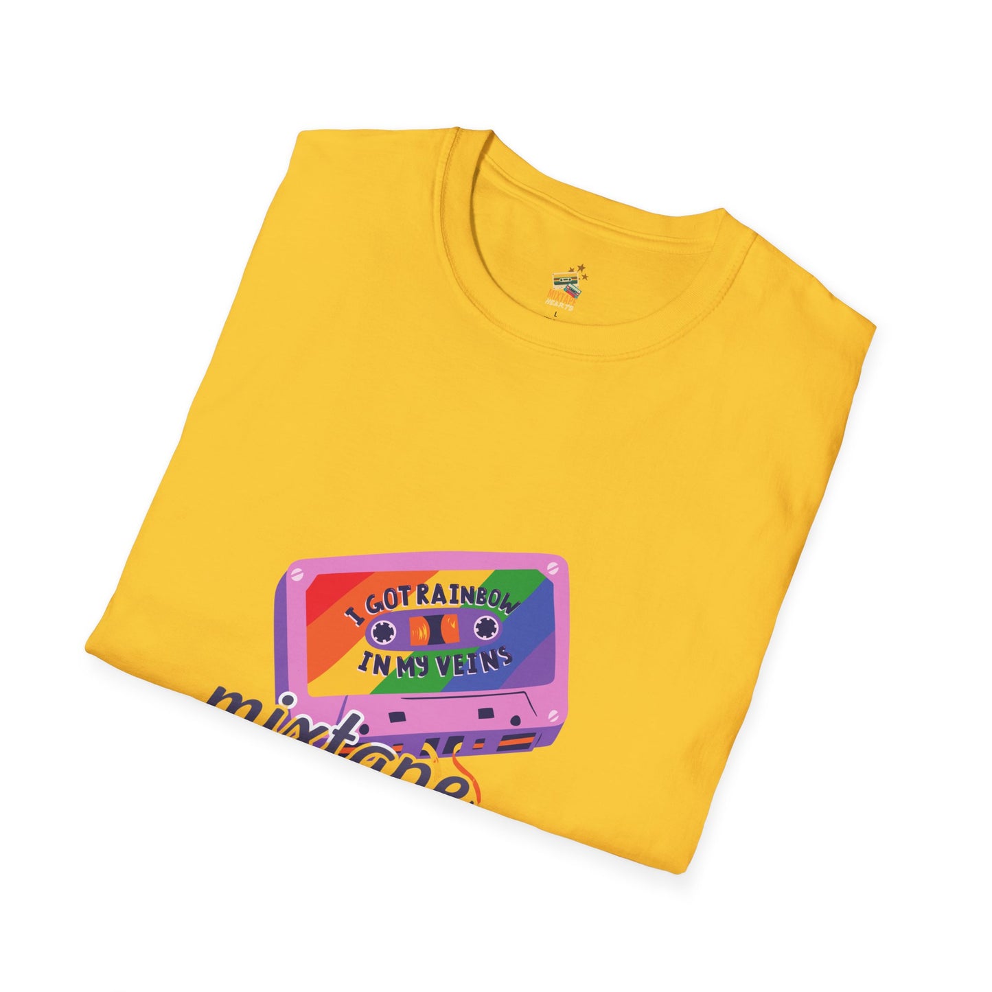 Raised on Boybands & Burnt CDs – Unisex T-Shirt– 90s Nostalgia Unisex Tee| Gift for Walkman Fans, Vintage Style Tee, Casual Wear, Concert Outfit, Unisex Apparel - Mixtape Hearts