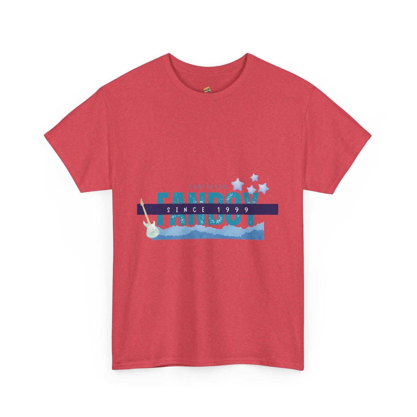 Certified Fanboy Since 1999 – Retro Pop Music Tee, Casual Tee, Graphic T-Shirt, Gift for Fans, Summer Wear, Everyday Comfort - Mixtape Hearts