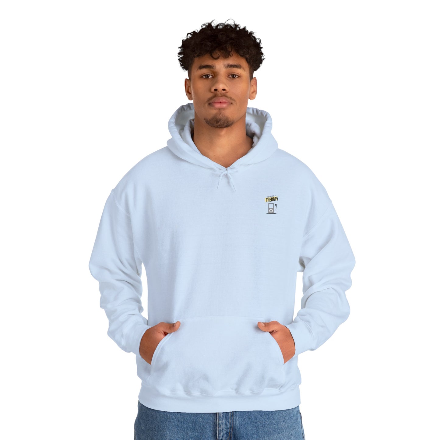 Playlist = Therapy – Cozy Hoodie – Cozy Throwback Hoodie – Cozy Retro Hoodie – Stylish Streetwear, Cozy Layering Piece, Unique Graphic Hoodie - Mixtape Hearts