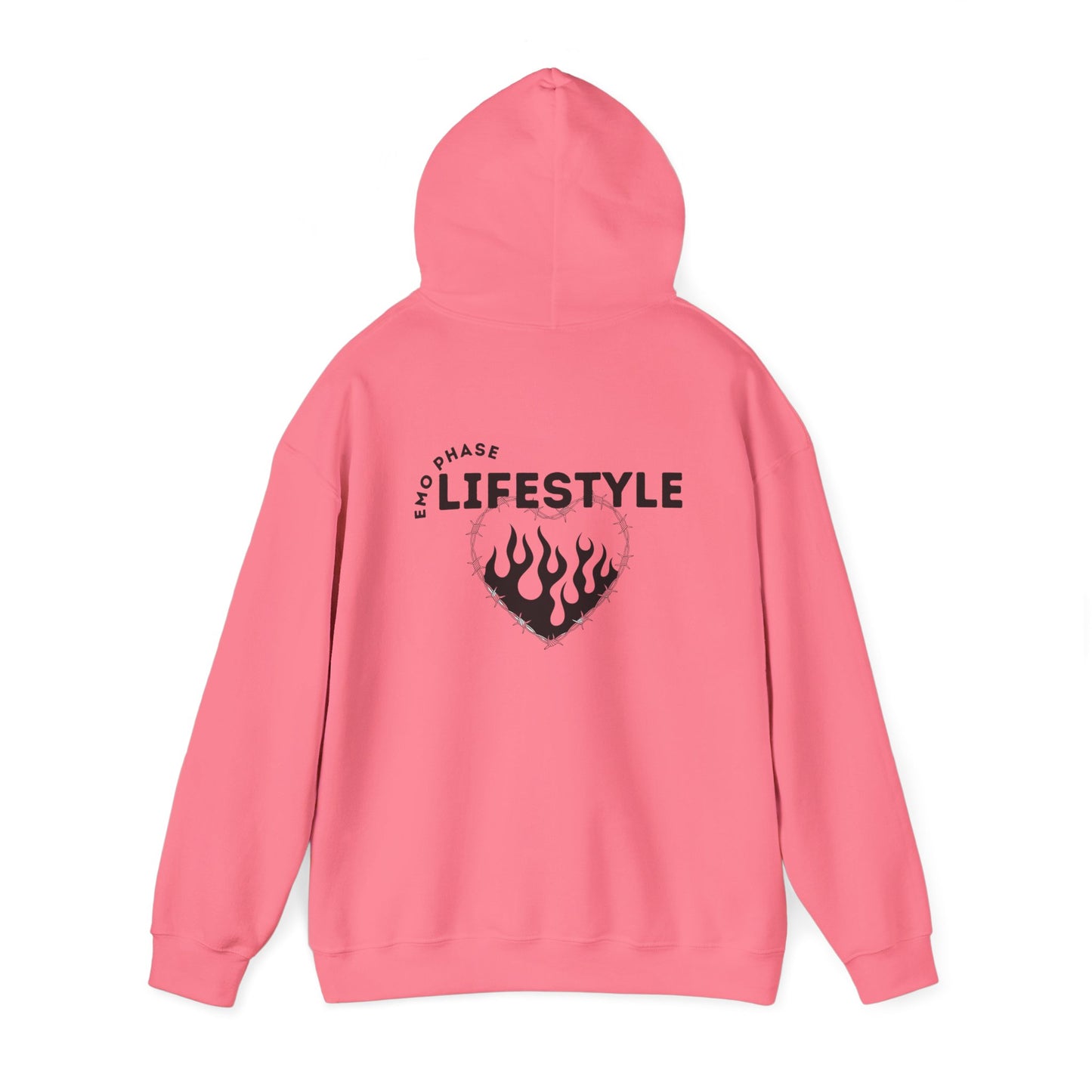 Emo Phase Lifestyle – Cozy Hoodie– Cozy Throwback Hoodie – Cozy Retro Hoodie – Stylish Streetwear, Cozy Layering Piece, Unique Graphic Hoodie