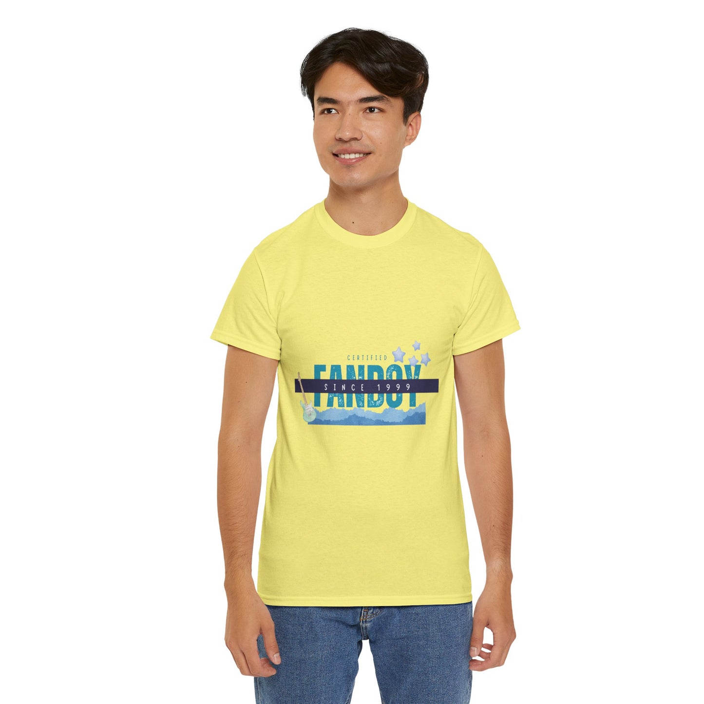 Certified Fanboy Since 1999 – Retro Pop Music Tee, Casual Tee, Graphic T-Shirt, Gift for Fans, Summer Wear, Everyday Comfort - Mixtape Hearts
