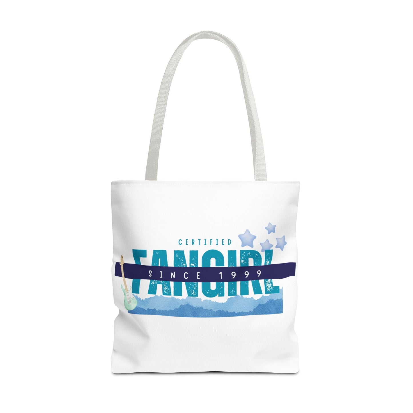 Certified Fangirl Since 1999 – Nostalgic Music Tote, Cute Tote, Gift for Fangirls, Fan Merchandise, Artsy Bag, AOP Design - Mixtape Hearts