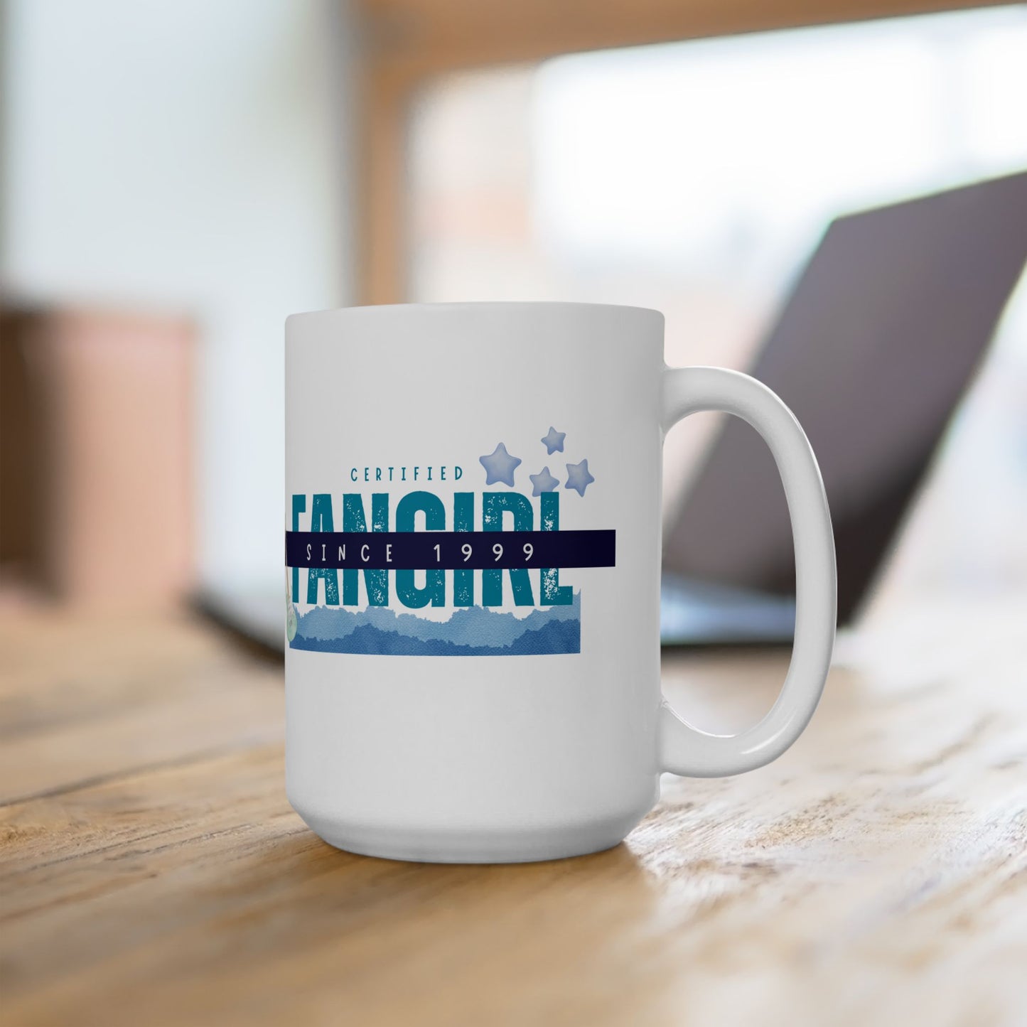 Certified Fangirl Since 1999 – Nostalgic Boyband Mug - Unique Gift for Music Lovers, Coffee Cup, Tea Mug, Personalized Gift, Musician's Essential - Mixtape Hearts