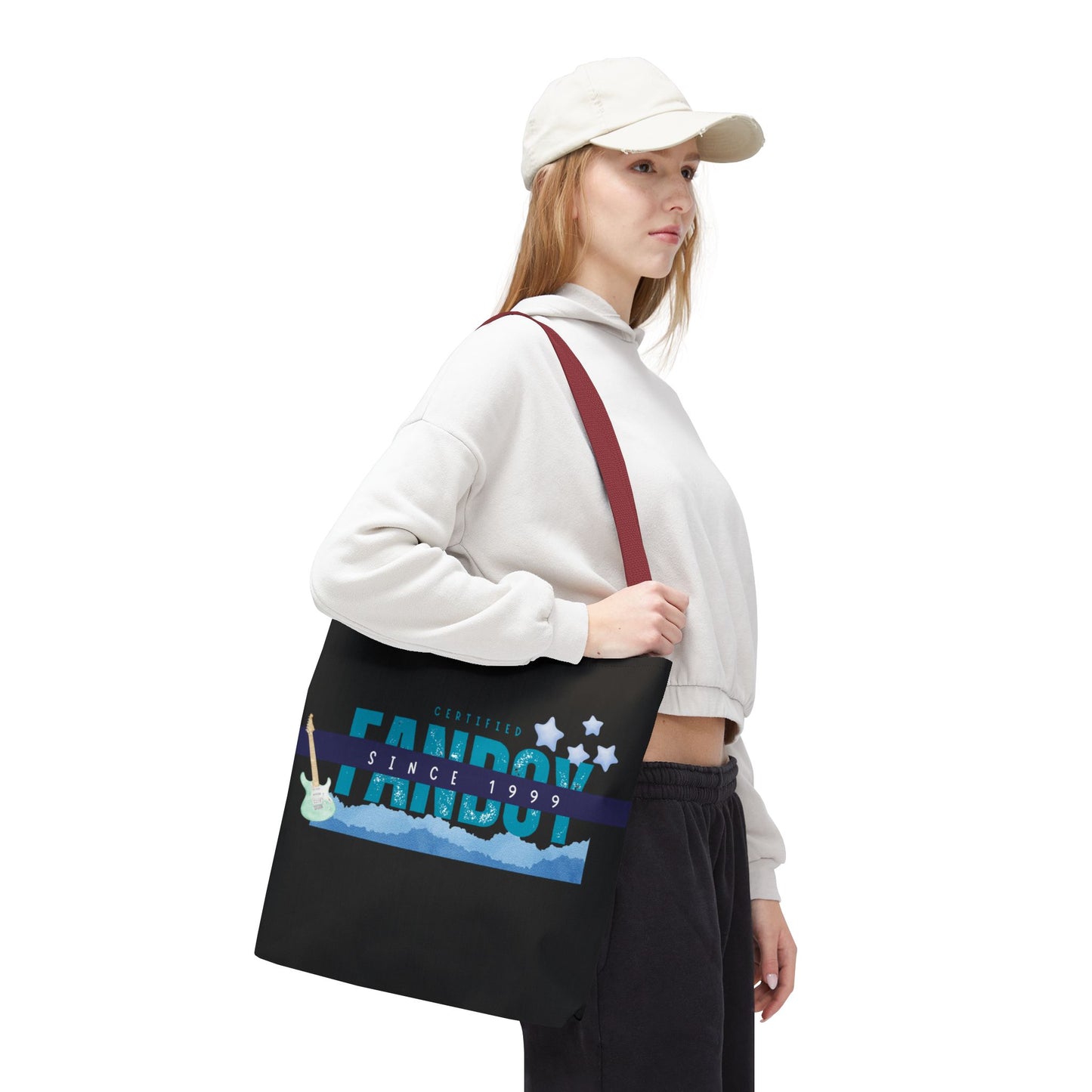 Certified Fanboy Since 1999 – Pop Music Tote Bag – Nostalgic Music Tote - Mixtape Hearts
