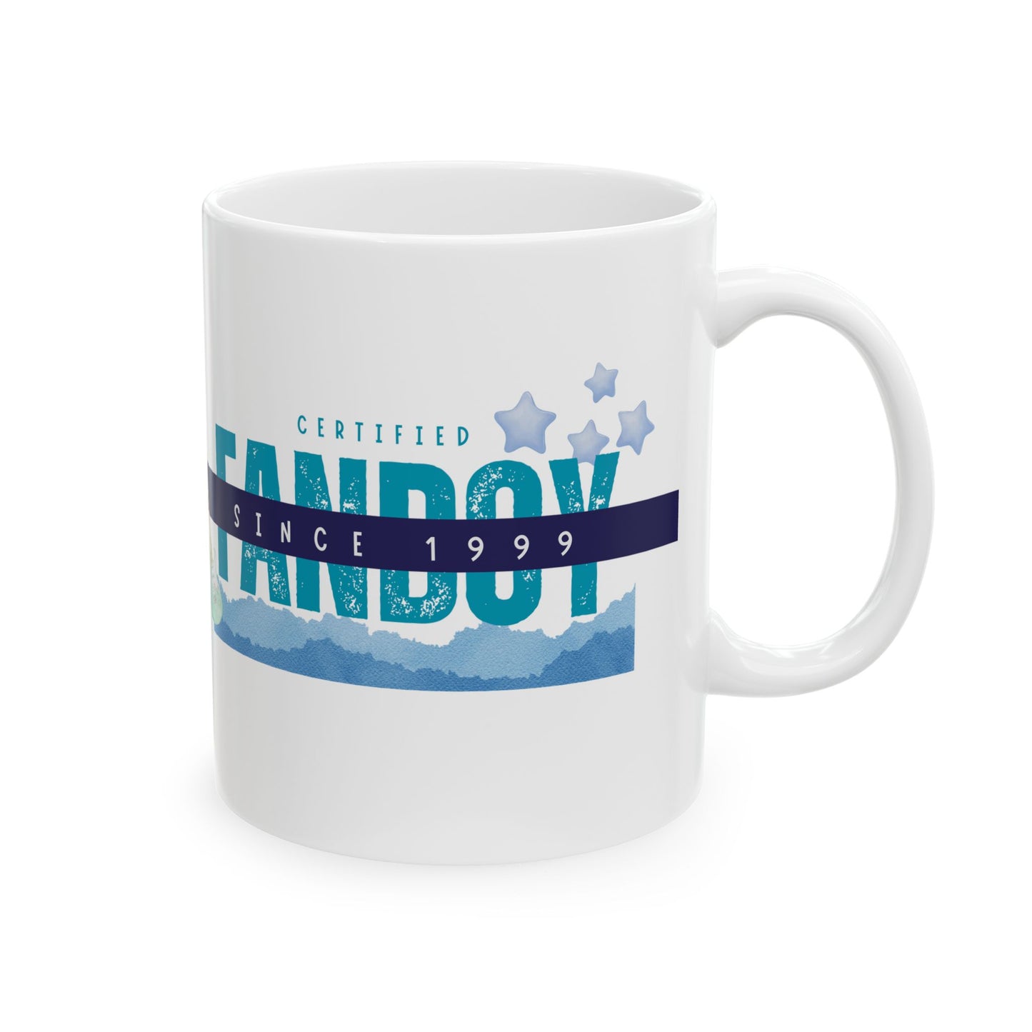 Certified Fanboy Since 1999 – Nostalgic Boyband Mug – Nostalgic Boyband Mug - Unique Gift for Music Lovers, Coffee Cup, Tea Mug, Personalized Gift, Musician's Essential - Mixtape Hearts
