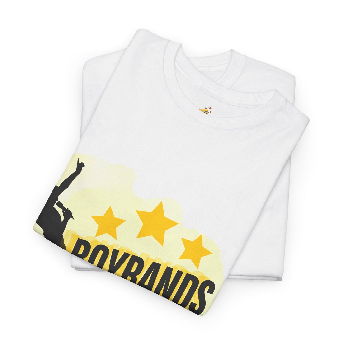 Boybands Raised Me Better Than School – Retro Fan Tee – Retro Pop Music Tee, Casual Tee, Graphic T-Shirt, Gift for Fans, Summer Wear, Everyday Comfort - Mixtape Hearts