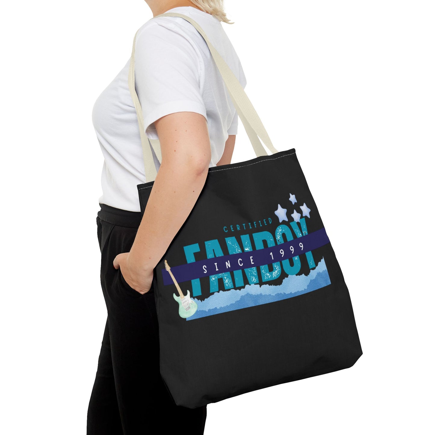 Certified Fanboy Since 1999 – Pop Music Tote Bag – Nostalgic Music Tote - Mixtape Hearts
