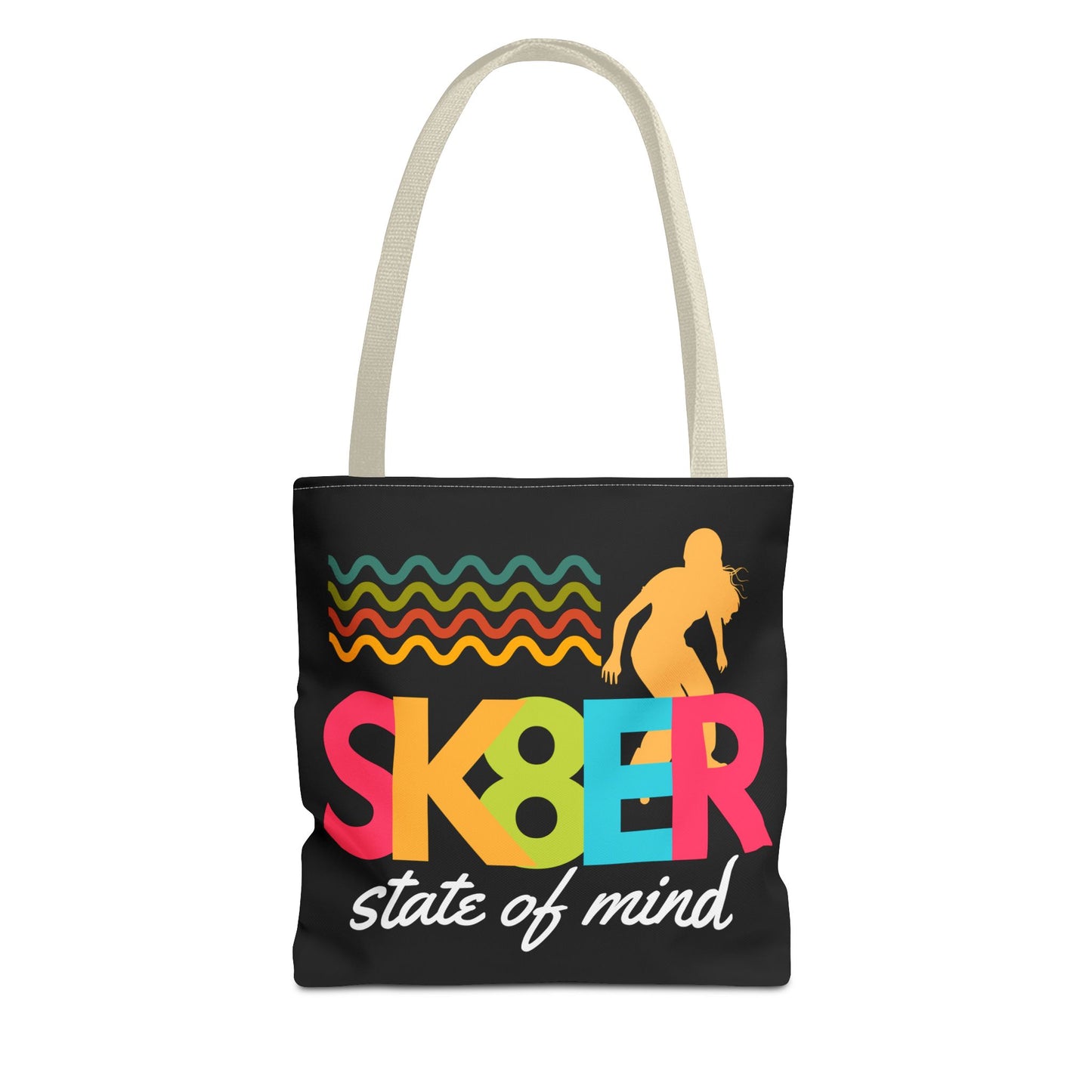 Sk8er State of Mind – Skatecore Tote Bag– Loud & Cute Tote Bag – Emotional Era Tote Bag– Retro Music Tote – Pop Music Tote Bag – Nostalgic Music Tote - Mixtape Hearts