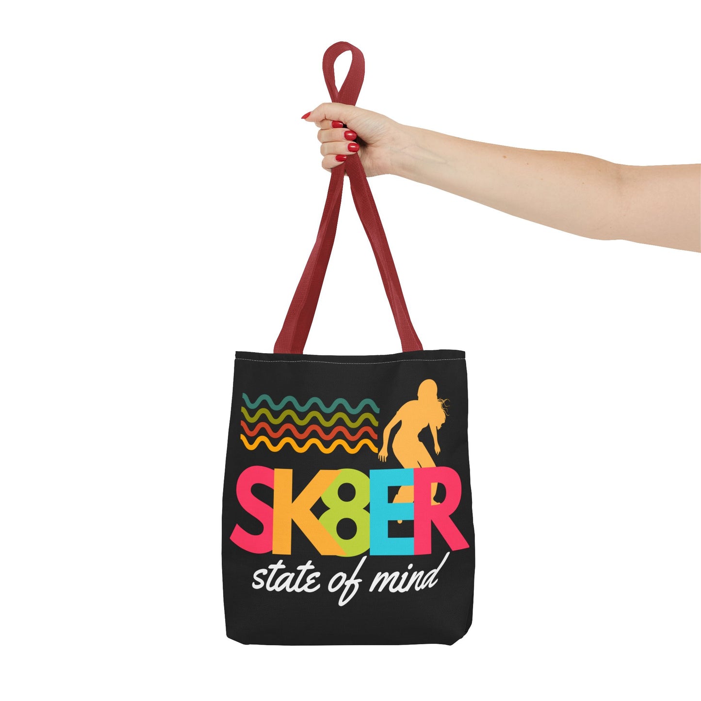 Sk8er State of Mind – Skatecore Tote Bag– Loud & Cute Tote Bag – Emotional Era Tote Bag– Retro Music Tote – Pop Music Tote Bag – Nostalgic Music Tote - Mixtape Hearts