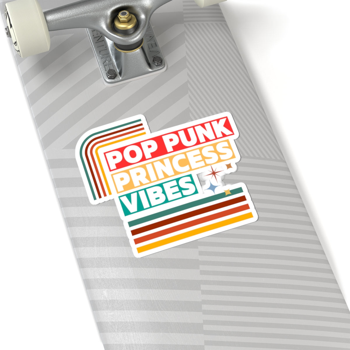 Pop Punk Princess Vibes – Y2K Attitude Sticker– Emo Pop Nostalgia Sticker– Retro 90s Music Sticker, Retro Music Stickers, Laptop Decor, Gift for Music Lovers, Trendy Stickers, Fun Gift Ideas - Mixtape Hearts