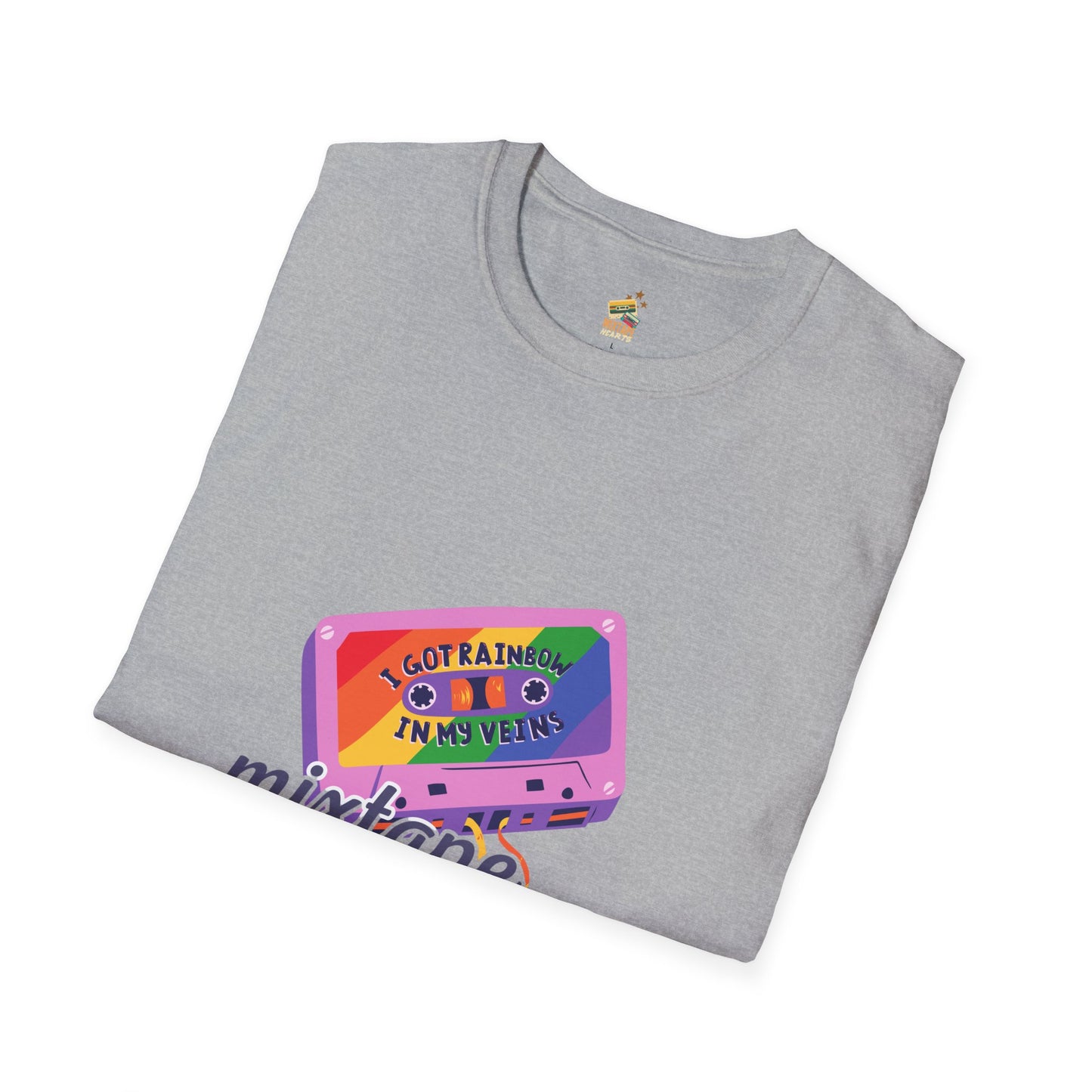 Raised on Boybands & Burnt CDs – Unisex T-Shirt– 90s Nostalgia Unisex Tee| Gift for Walkman Fans, Vintage Style Tee, Casual Wear, Concert Outfit, Unisex Apparel - Mixtape Hearts