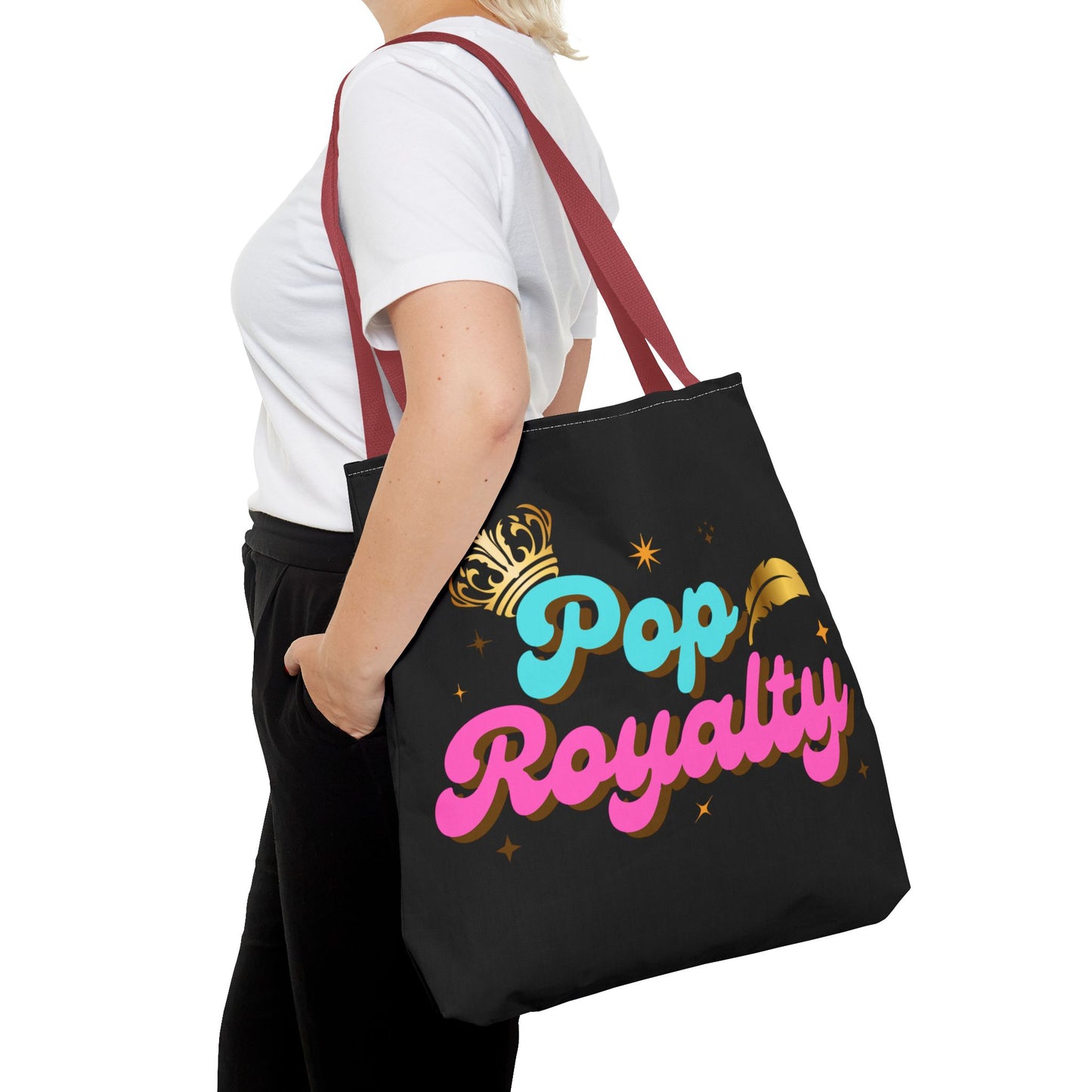 Pop Royalty – Nostalgic Music Tote - Mixtape Hearts