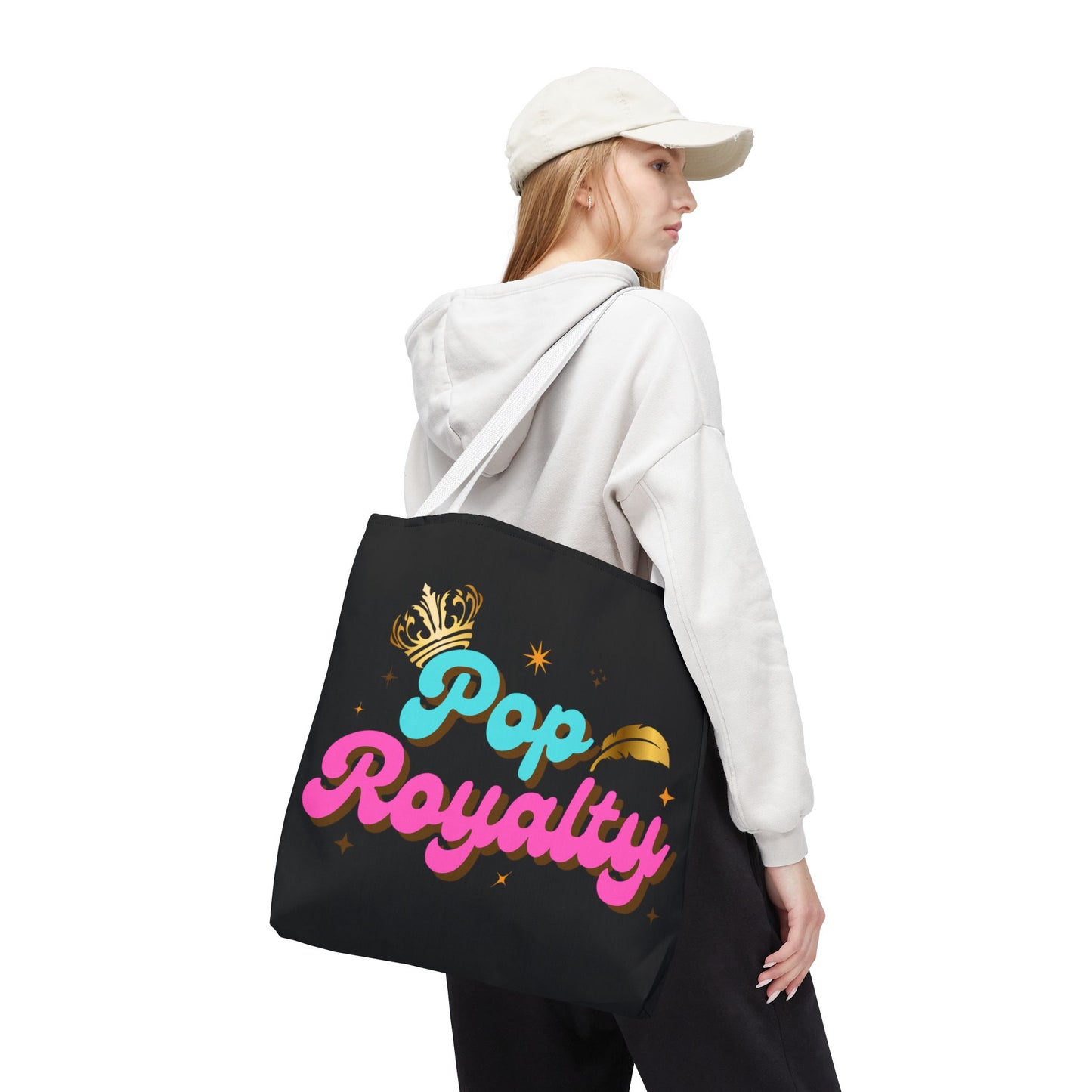 Pop Royalty – Nostalgic Music Tote - Mixtape Hearts