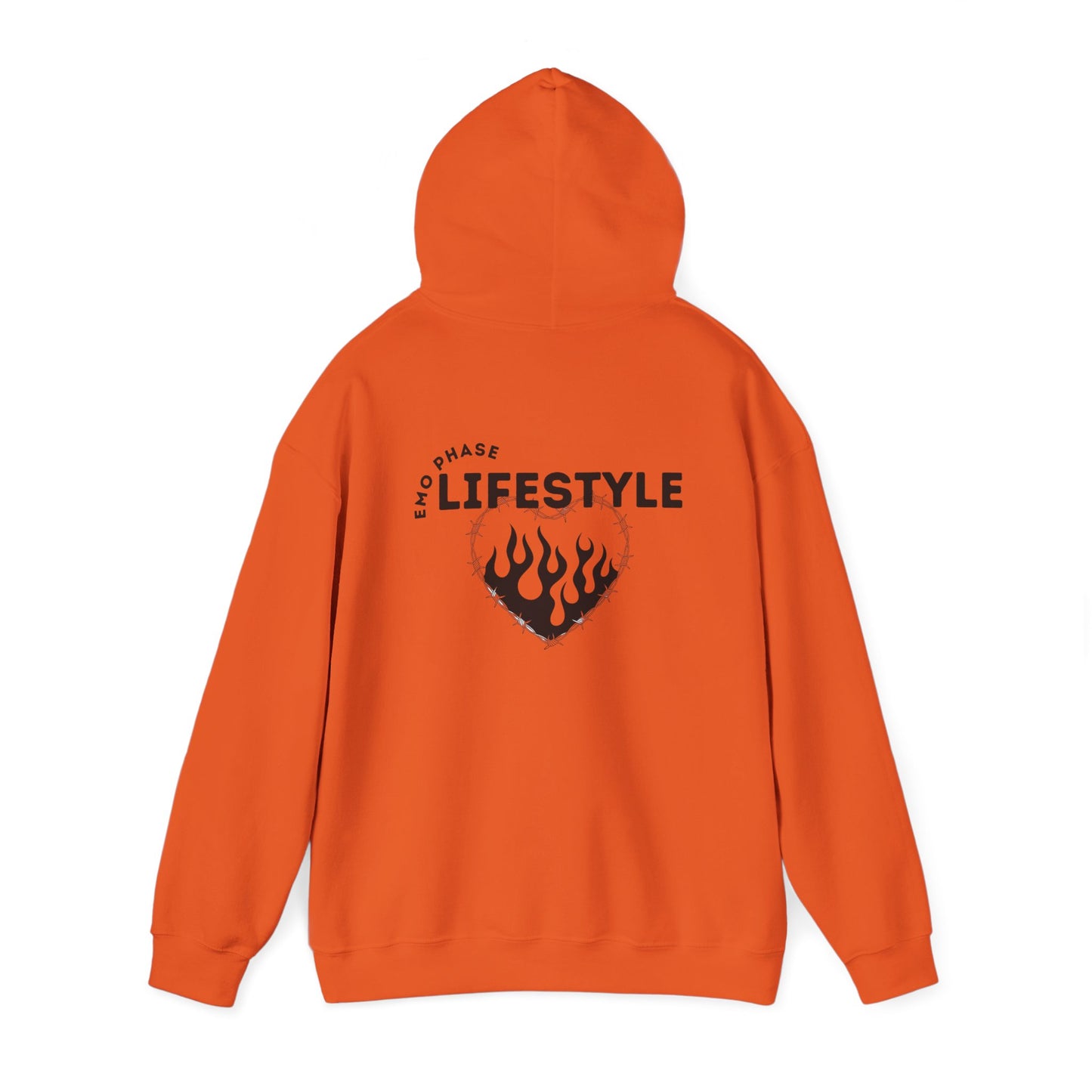 Emo Phase Lifestyle – Cozy Hoodie– Cozy Throwback Hoodie – Cozy Retro Hoodie – Stylish Streetwear, Cozy Layering Piece, Unique Graphic Hoodie