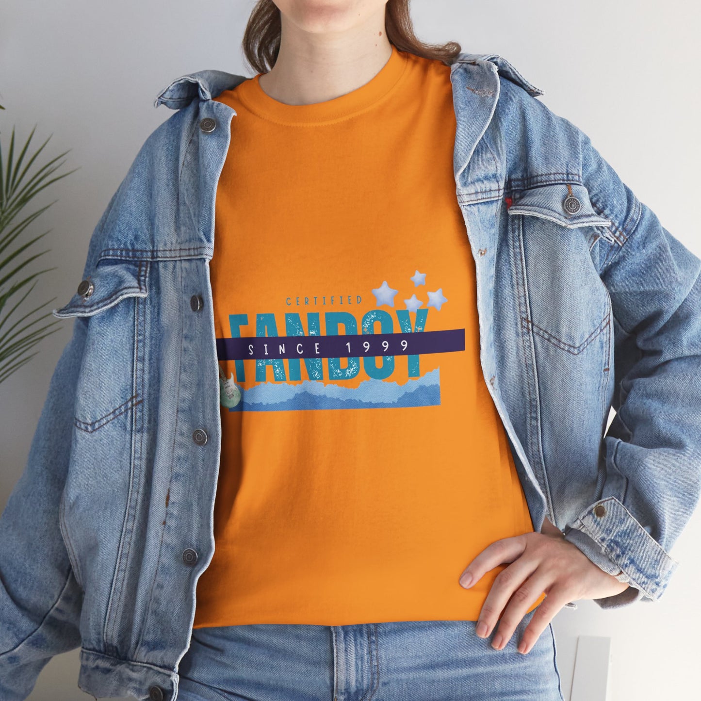 Certified Fanboy Since 1999 – Retro Pop Music Tee, Casual Tee, Graphic T-Shirt, Gift for Fans, Summer Wear, Everyday Comfort - Mixtape Hearts