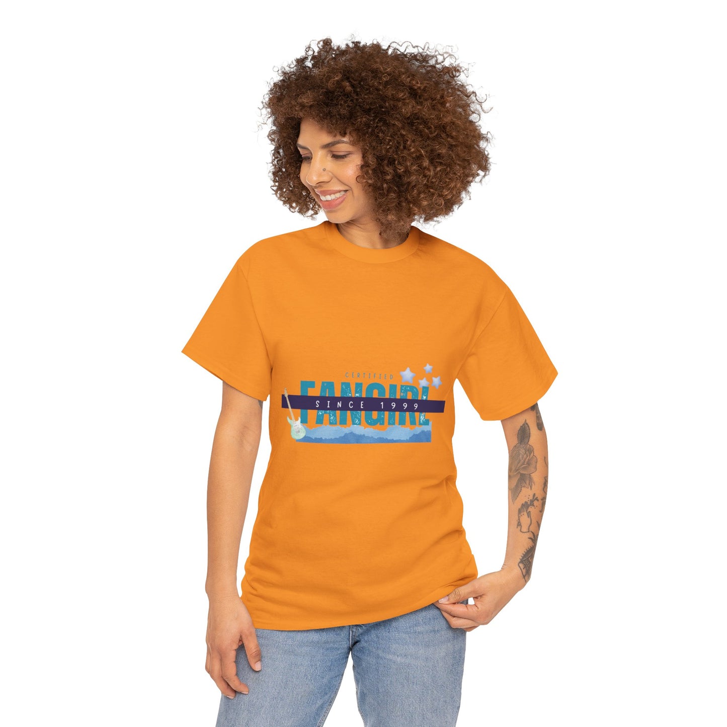 Certified Fangirl Since 1999 – Retro Pop Music Tee, Casual Tee, Graphic T-Shirt, Gift for Fans, Summer Wear, Everyday Comfort - Mixtape Hearts
