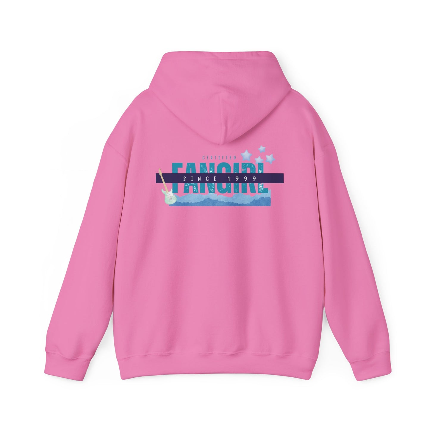 Certified Fangirl Since 1999 – Cozy Retro Hoodie – Stylish Streetwear, Cozy Layering Piece, Unique Graphic Hoodie - Mixtape Hearts