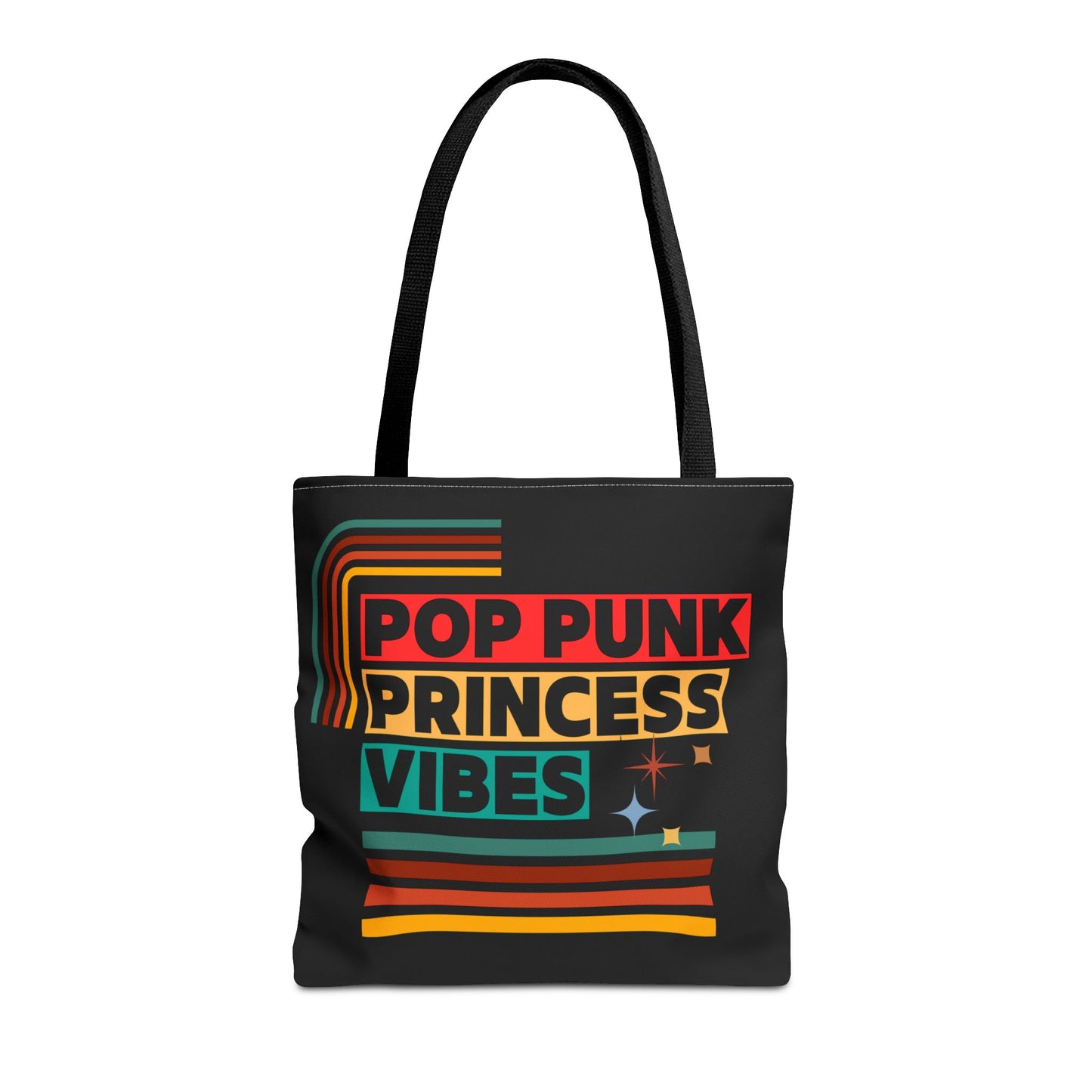 Pop Punk Princess Vibes – Loud & Cute Tote Bag – Emotional Era Tote Bag– Retro Music Tote – Pop Music Tote Bag – Nostalgic Music Tote - Mixtape Hearts