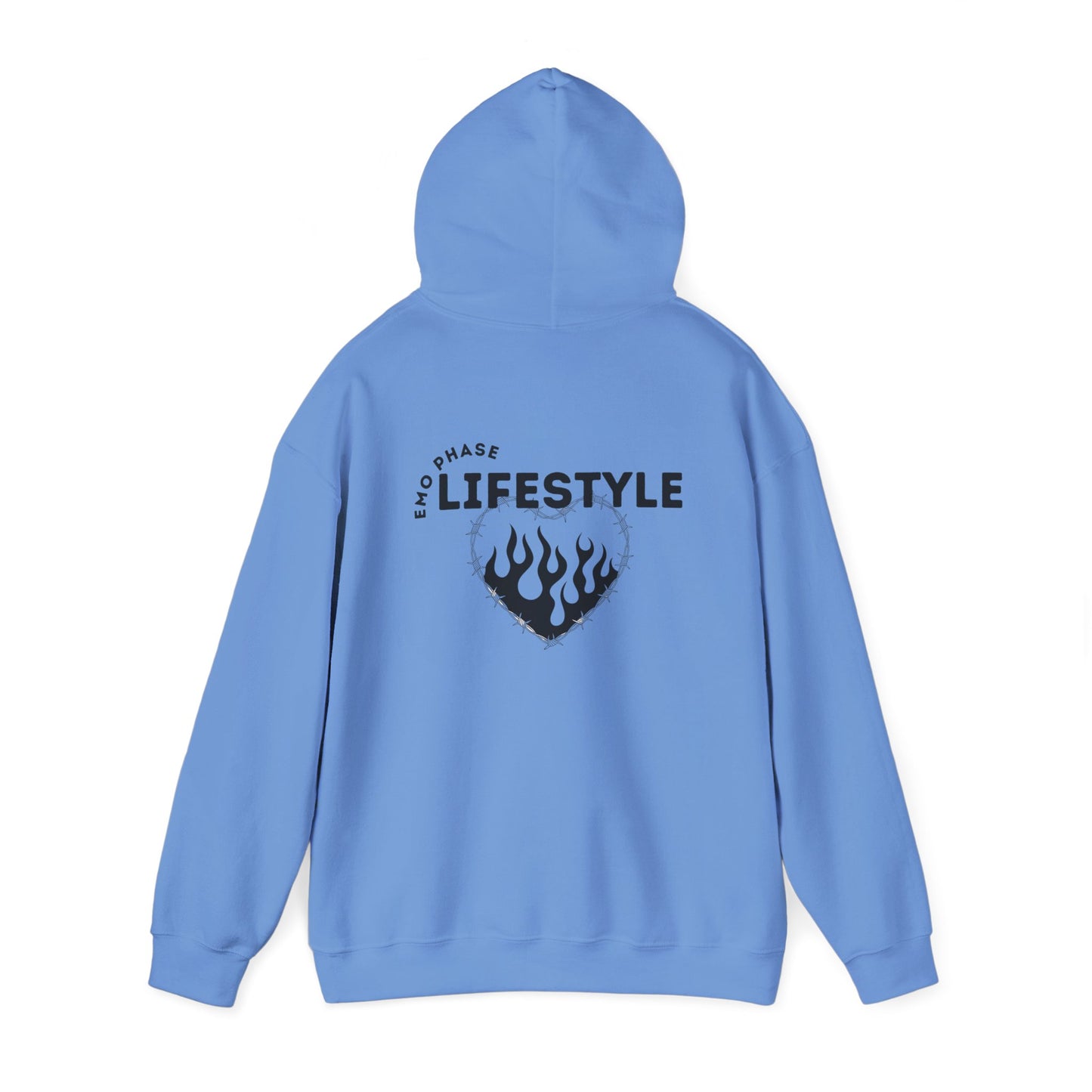 Emo Phase Lifestyle – Cozy Hoodie– Cozy Throwback Hoodie – Cozy Retro Hoodie – Stylish Streetwear, Cozy Layering Piece, Unique Graphic Hoodie