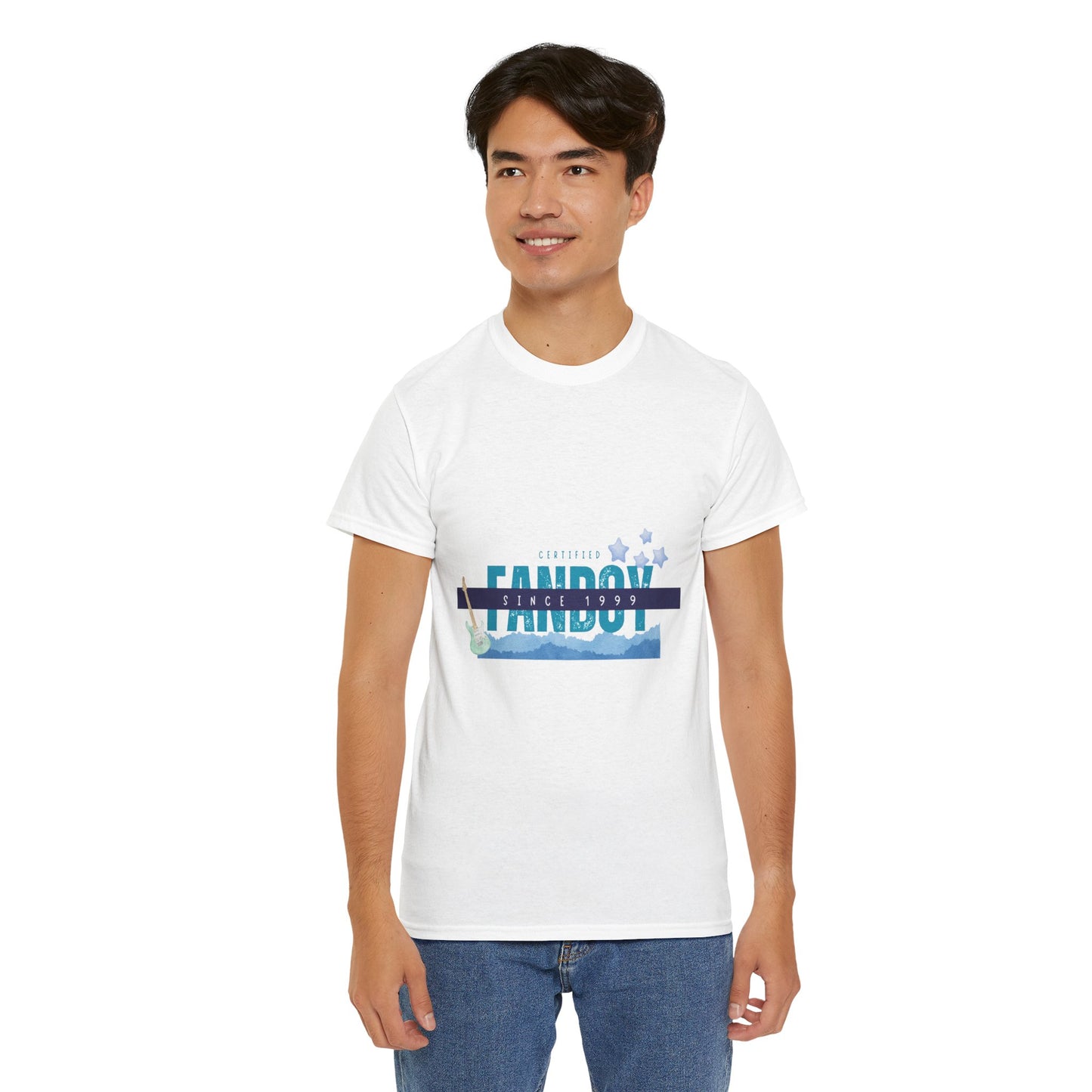 Certified Fanboy Since 1999 – Retro Pop Music Tee, Casual Tee, Graphic T-Shirt, Gift for Fans, Summer Wear, Everyday Comfort - Mixtape Hearts
