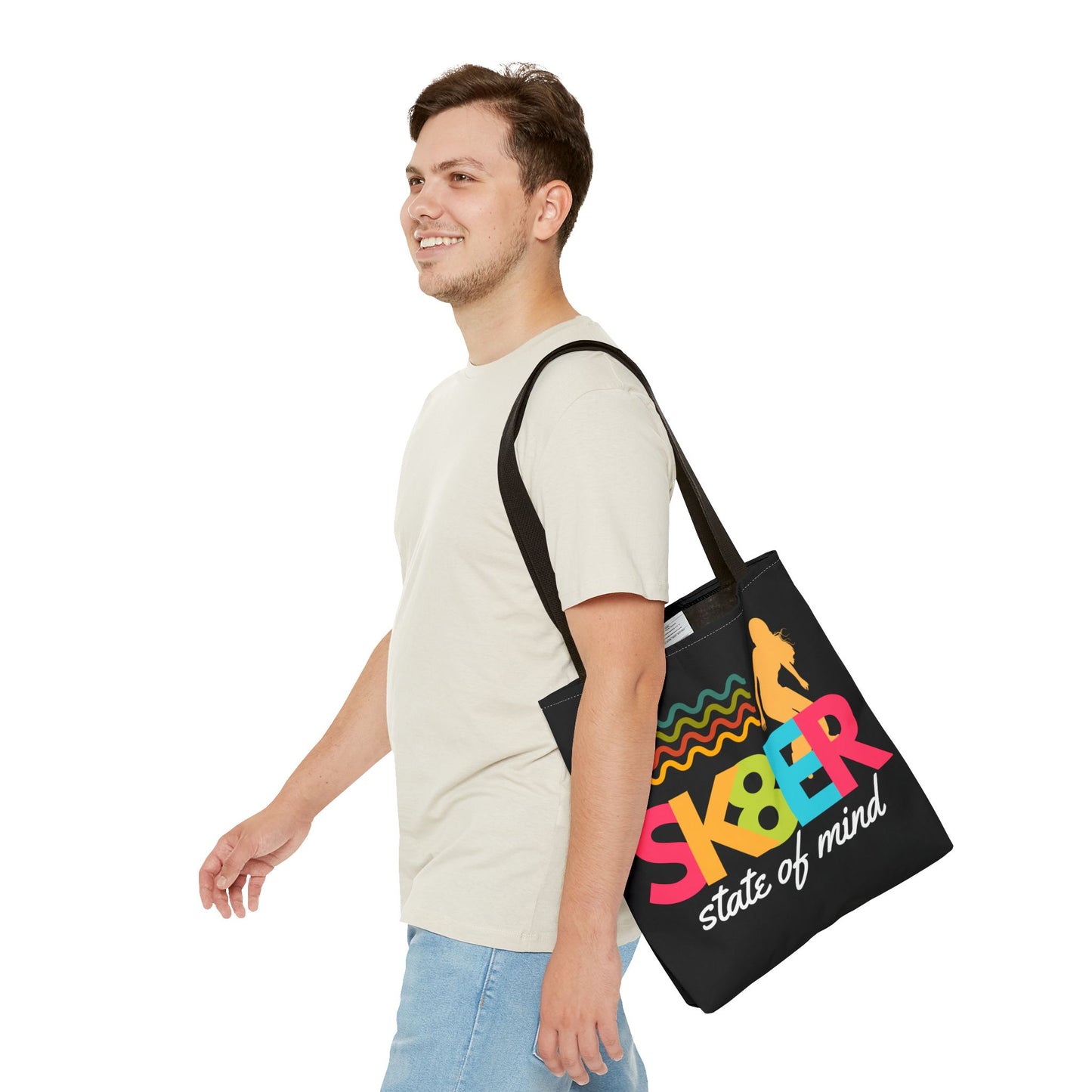 Sk8er State of Mind – Skatecore Tote Bag– Loud & Cute Tote Bag – Emotional Era Tote Bag– Retro Music Tote – Pop Music Tote Bag – Nostalgic Music Tote - Mixtape Hearts