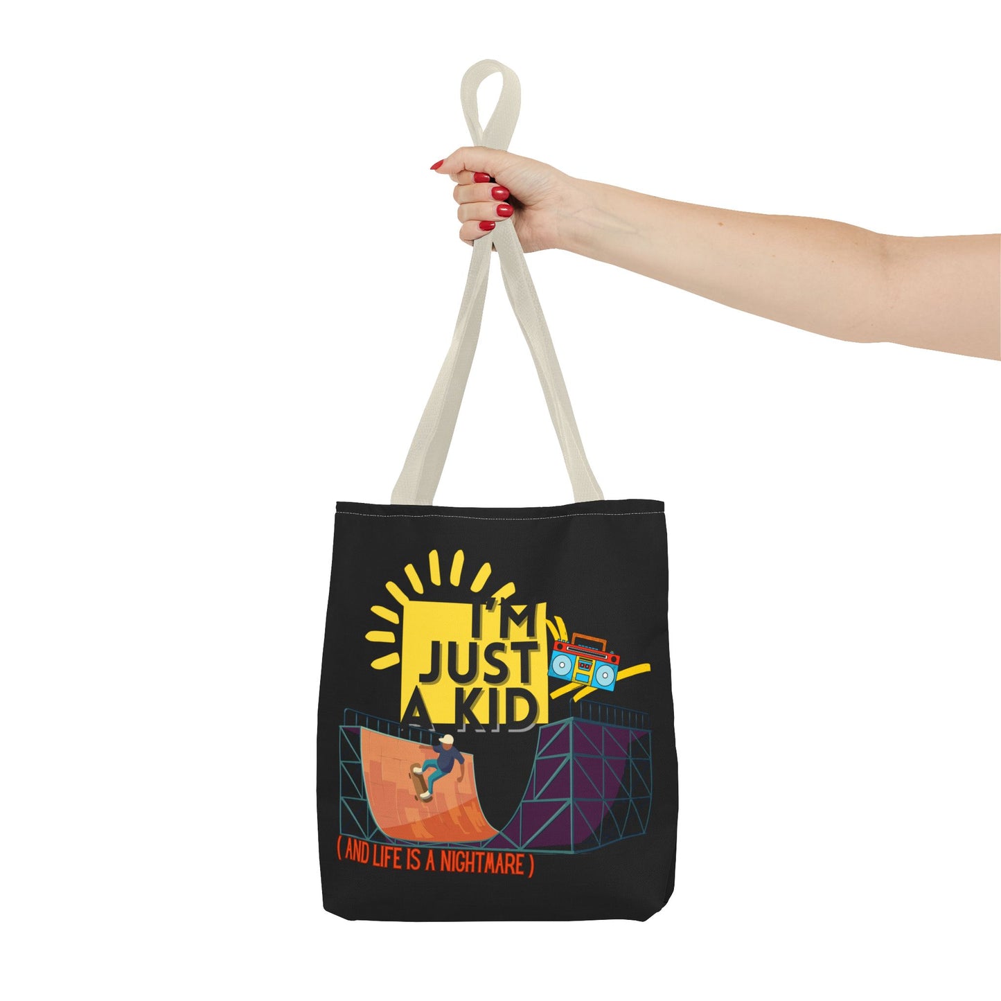 “I’m Just a Kid” Emotional Baggage Tote - Mixtape Hearts