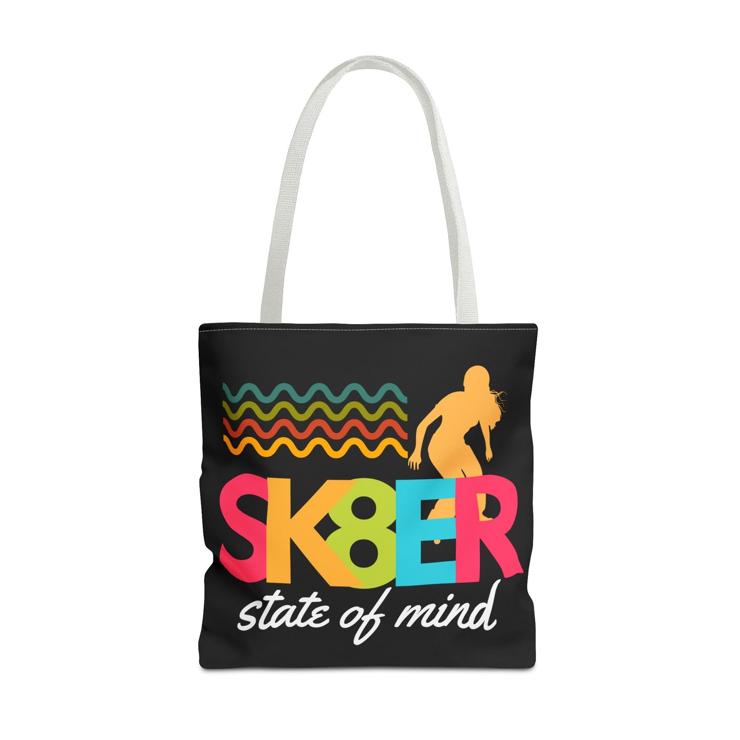 Sk8er State of Mind – Skatecore Tote Bag– Loud & Cute Tote Bag – Emotional Era Tote Bag– Retro Music Tote – Pop Music Tote Bag – Nostalgic Music Tote - Mixtape Hearts