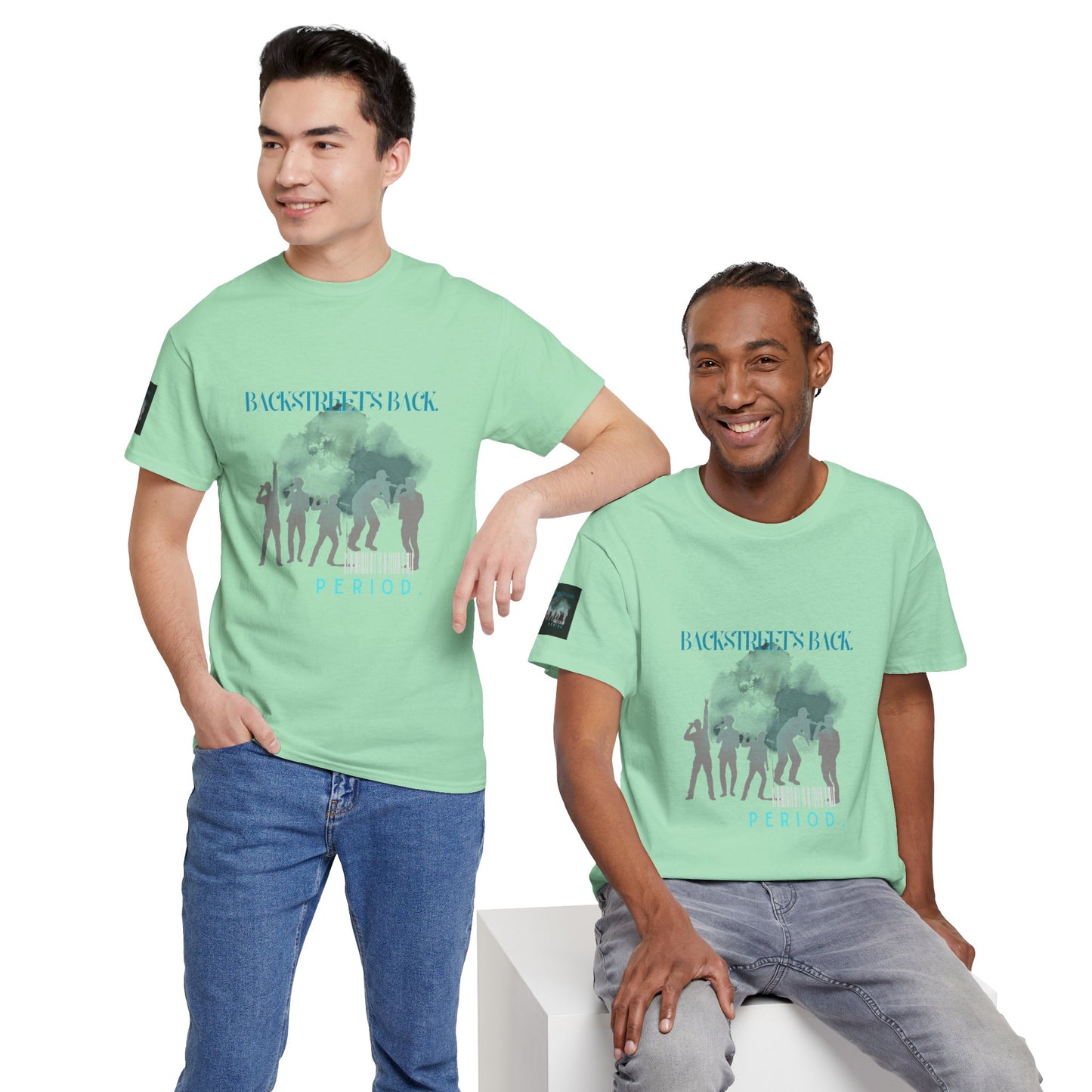 90s Pop Nostalgia Unisex Tee - Backstreet's Back Design - Mixtape Hearts