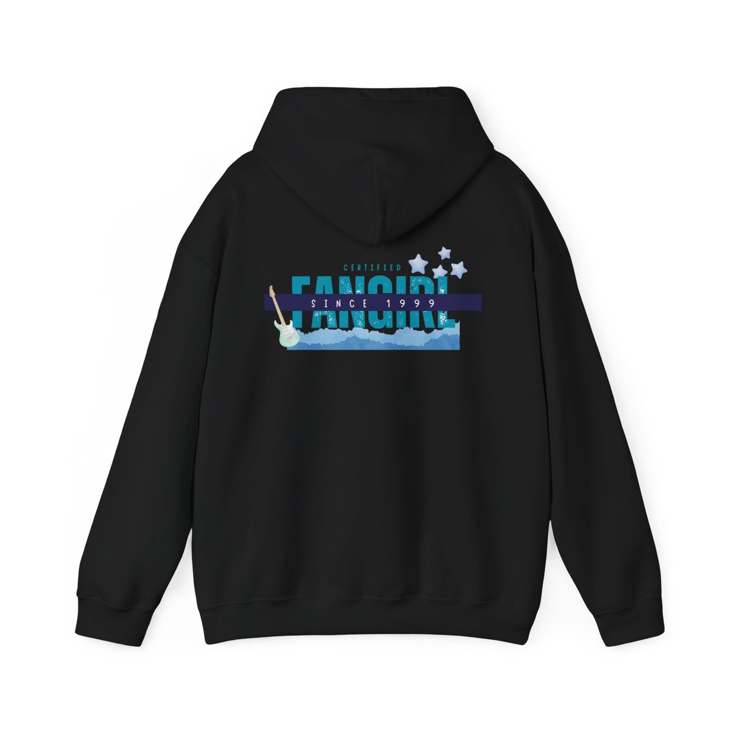 Certified Fangirl Since 1999 – Cozy Retro Hoodie – Stylish Streetwear, Cozy Layering Piece, Unique Graphic Hoodie - Mixtape Hearts