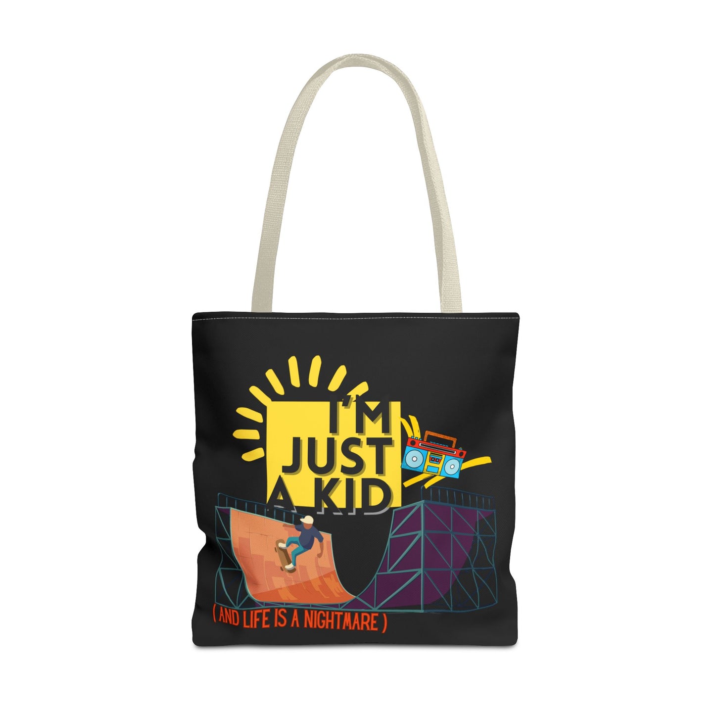 “I’m Just a Kid” Emotional Baggage Tote - Mixtape Hearts