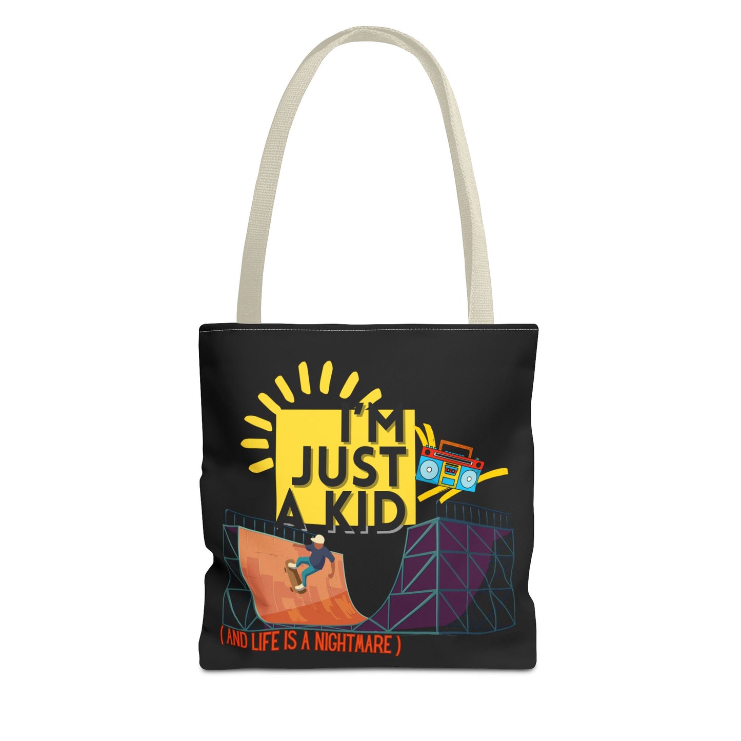 “I’m Just a Kid” Emotional Baggage Tote - Mixtape Hearts